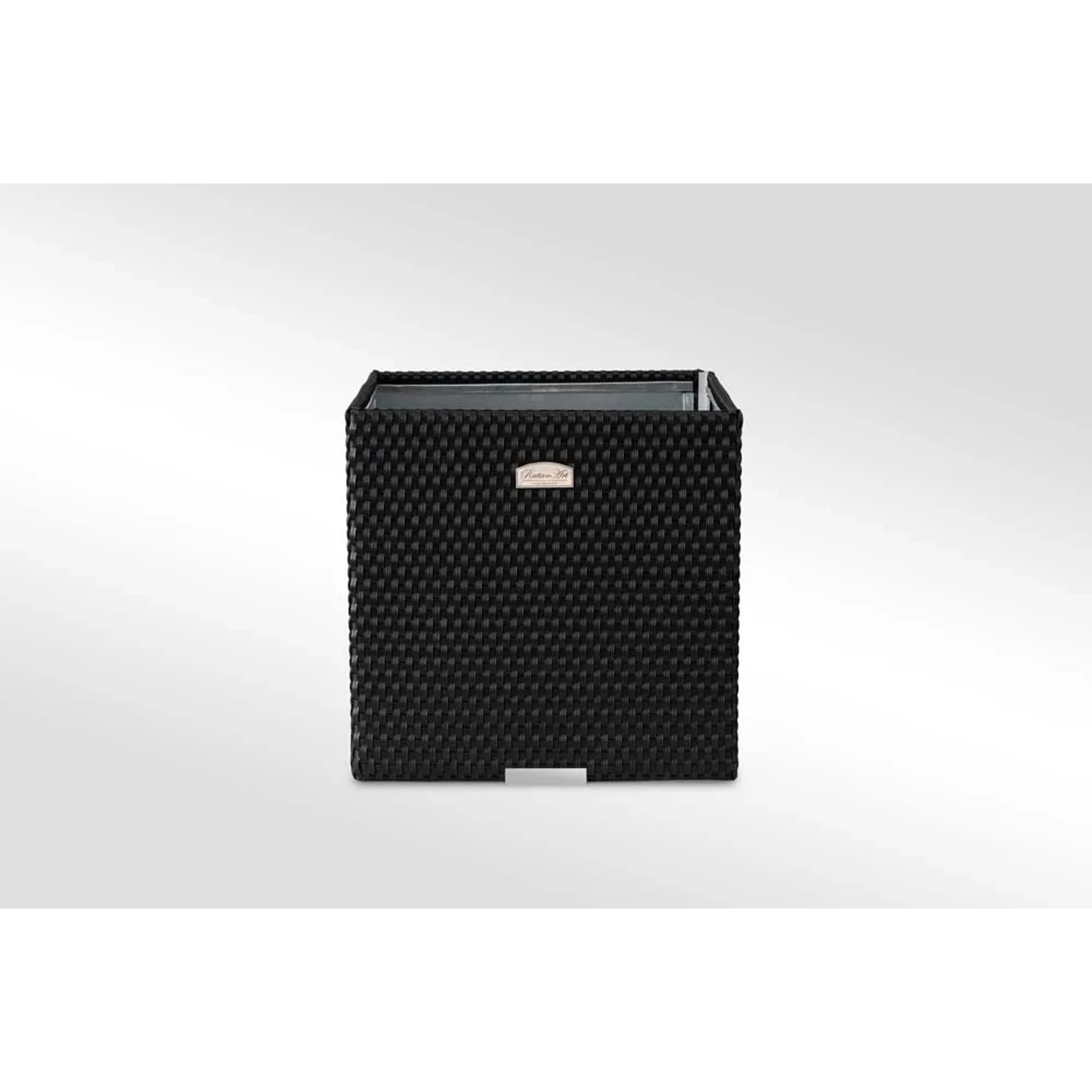 Donica rattanowa słomkowa - 46 x 46 x 46 cm