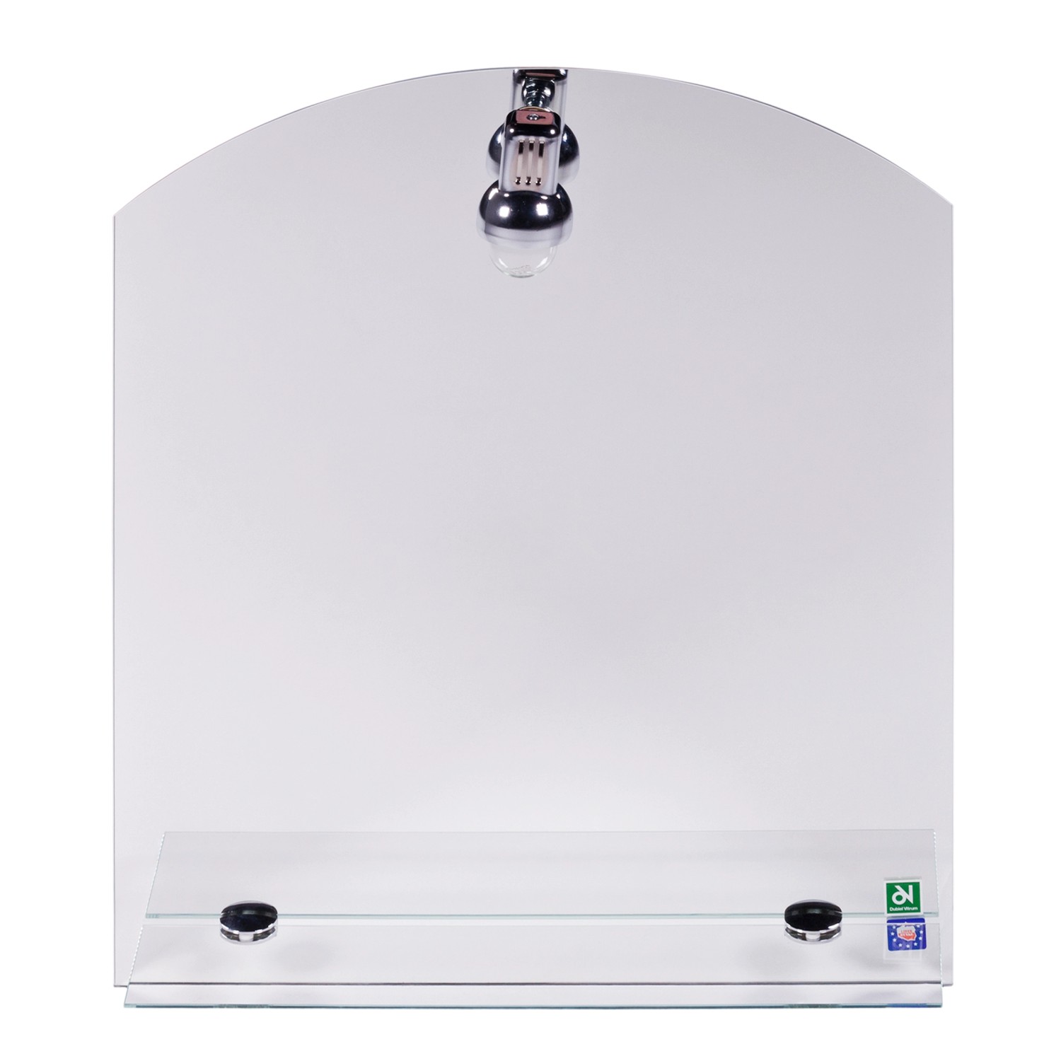 Dubiel Vitrum Lustro Żonkil chrom 55 cm x 65 cm