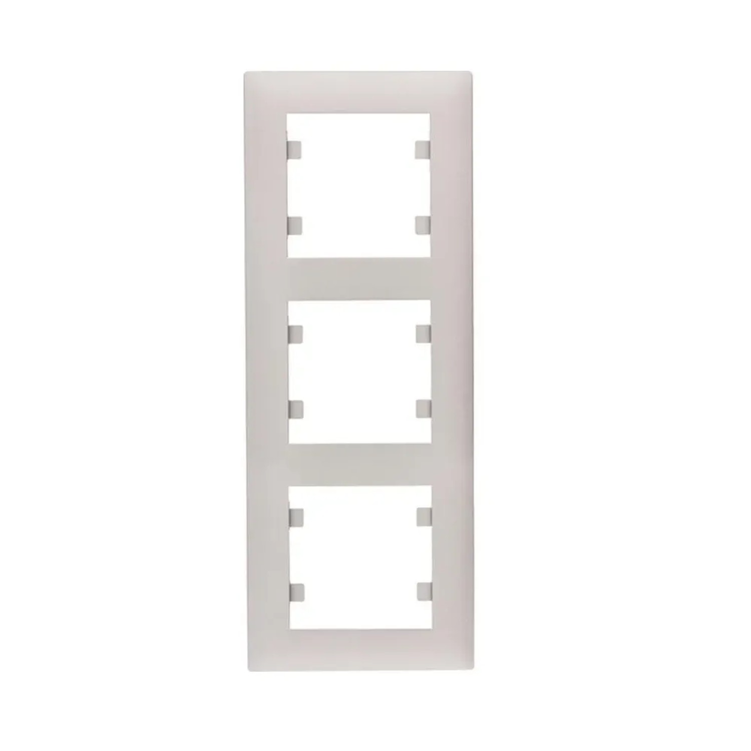 Ramka Lumina 3-krotna pionowa srebrna