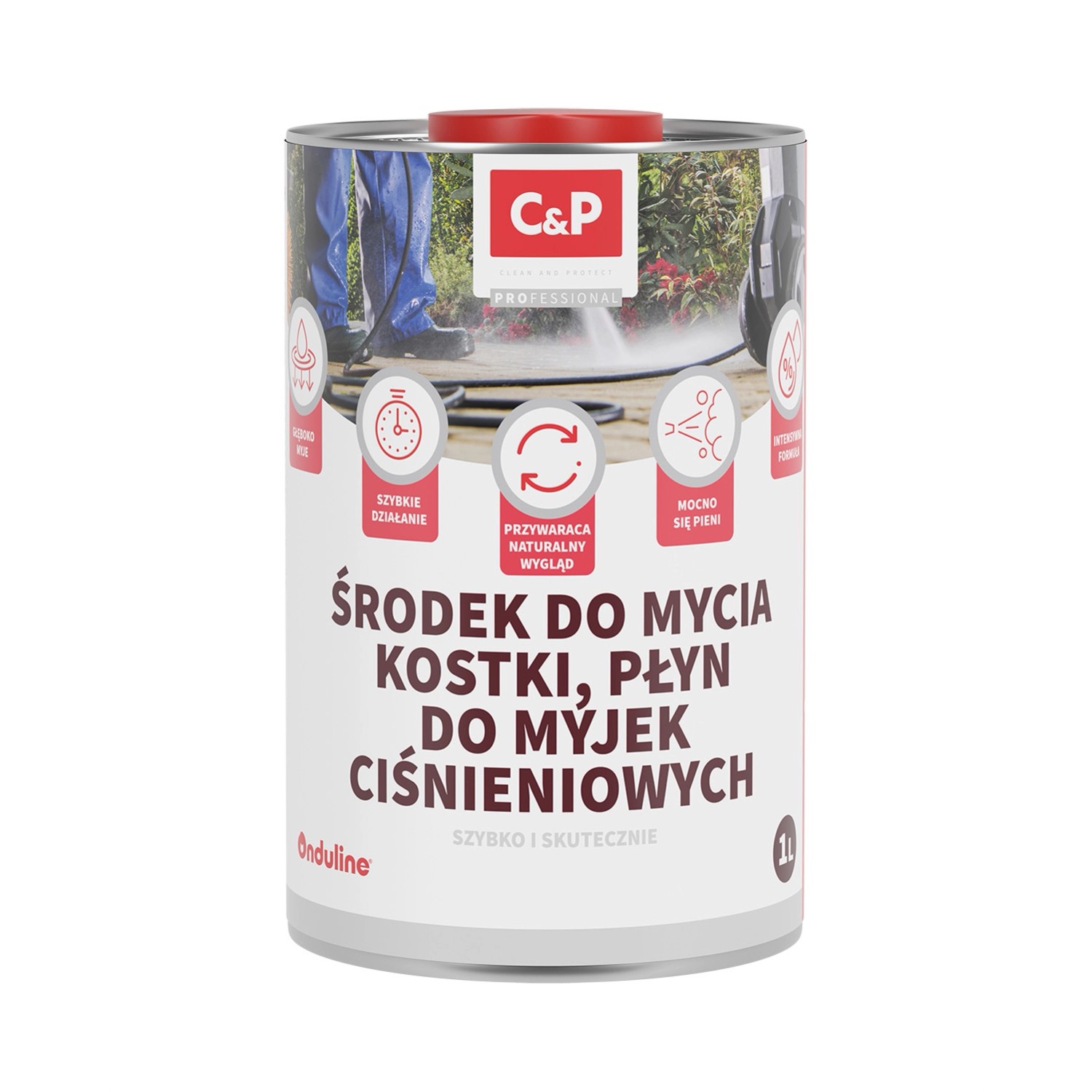 Onduline C&P Środek do mycia kostki, płyndo myjek ciśnieniowych 1l