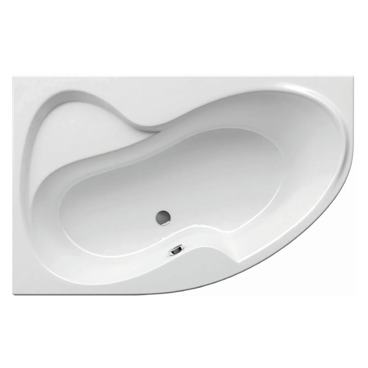 Ravak Wanna RosaII 160 narożna asymetryczna lewa 160x105