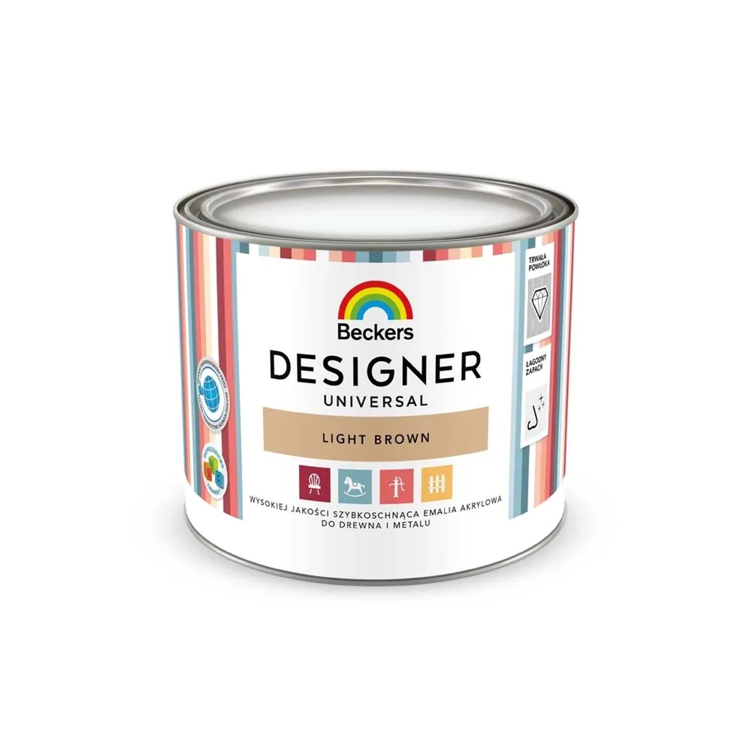 Beckers Emalia Designer Universal półmat light brown 500 ml