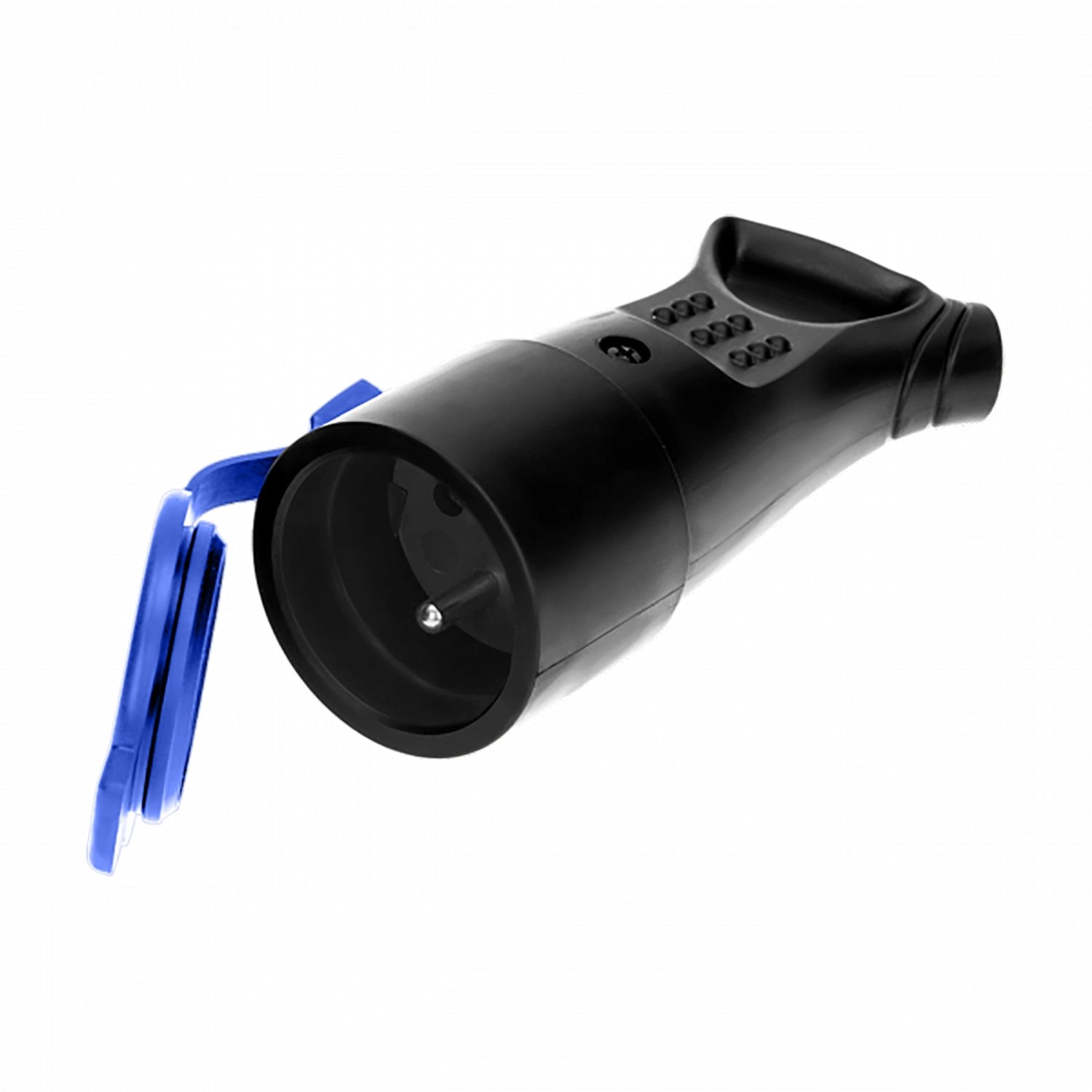 Orno Gniazdo IP44 2P+Z proste gumowe czarne