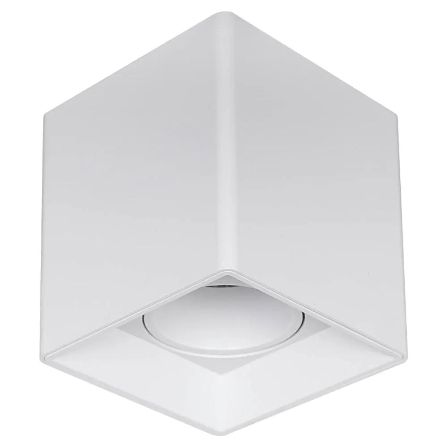 DPM Ramka do oprawy ruchoma GU10/MR16 natynkowa kwadrat biała