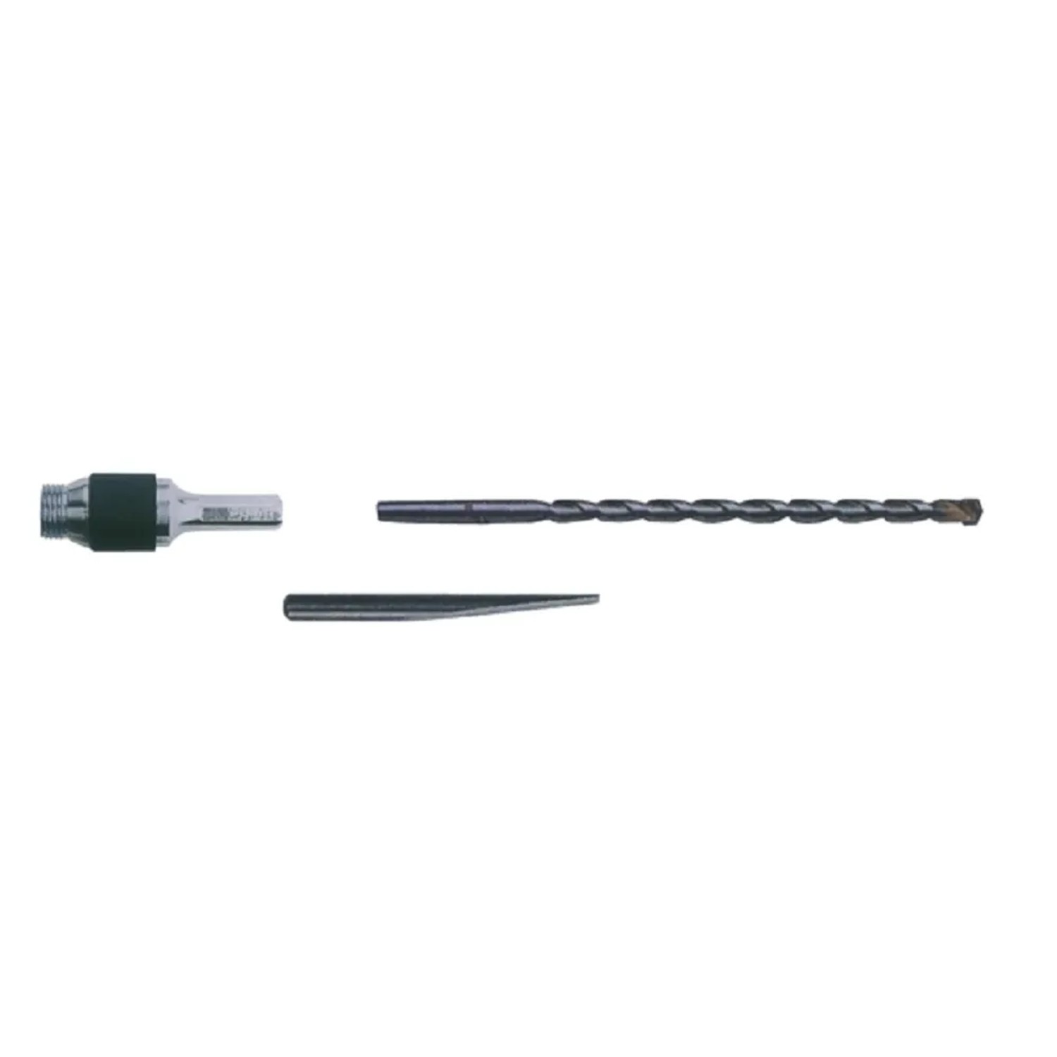 Dedra Zestaw H1225 Adapter sześciokątny, wiertło 100 mm, wybijak