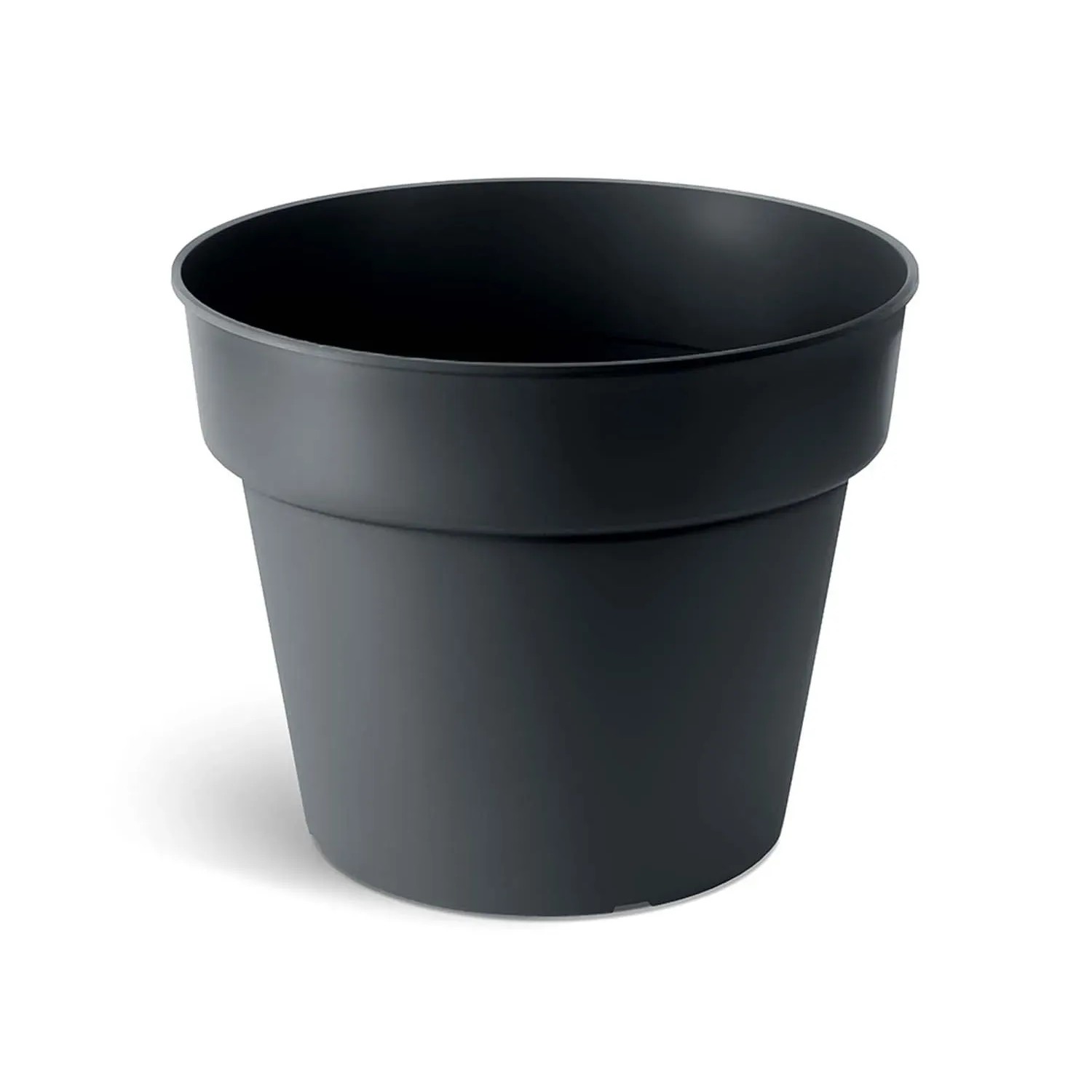 Prosperplast Doniczka Planti czarna - śr. 23 cm