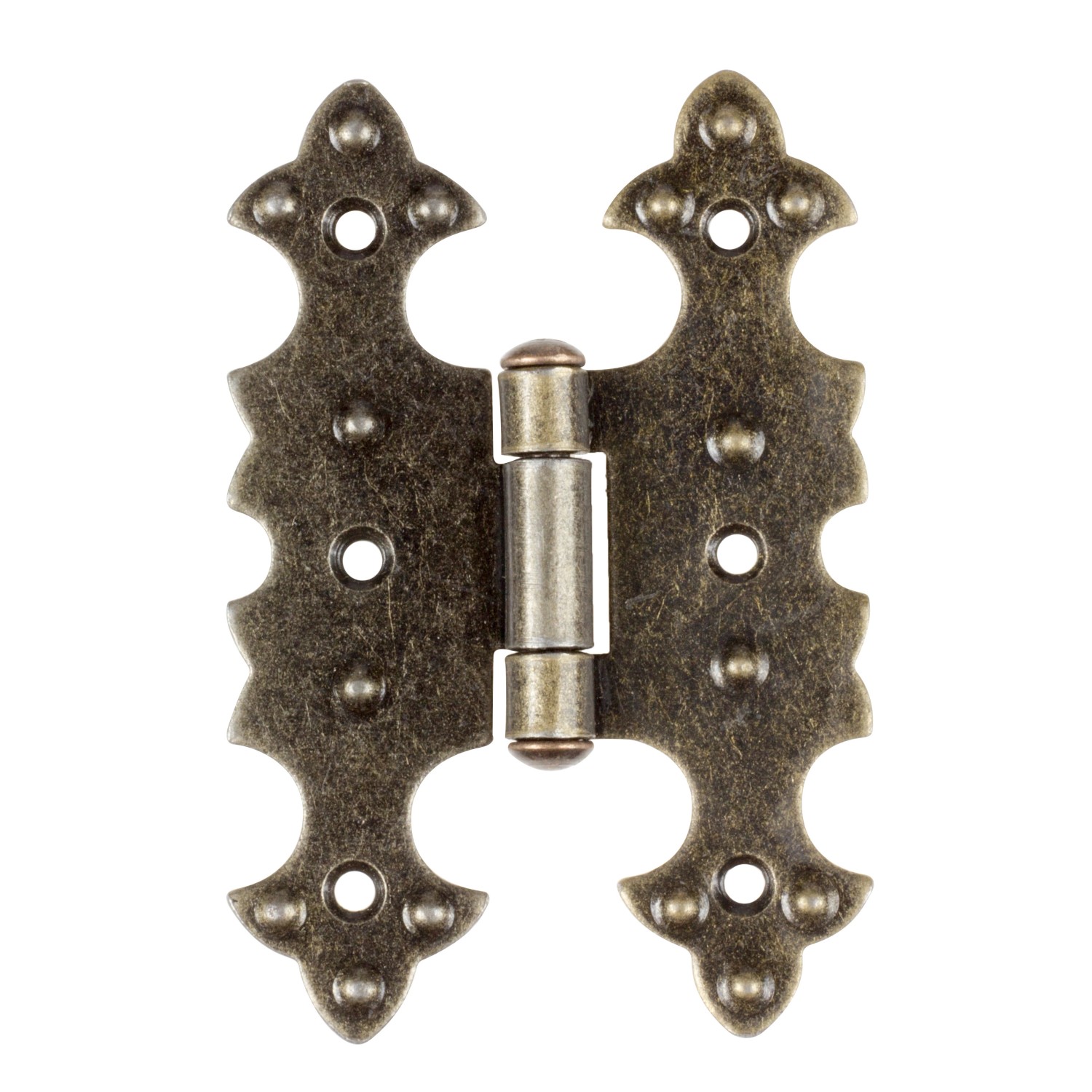 Domino Zawias ozdobny symetryczny patyna