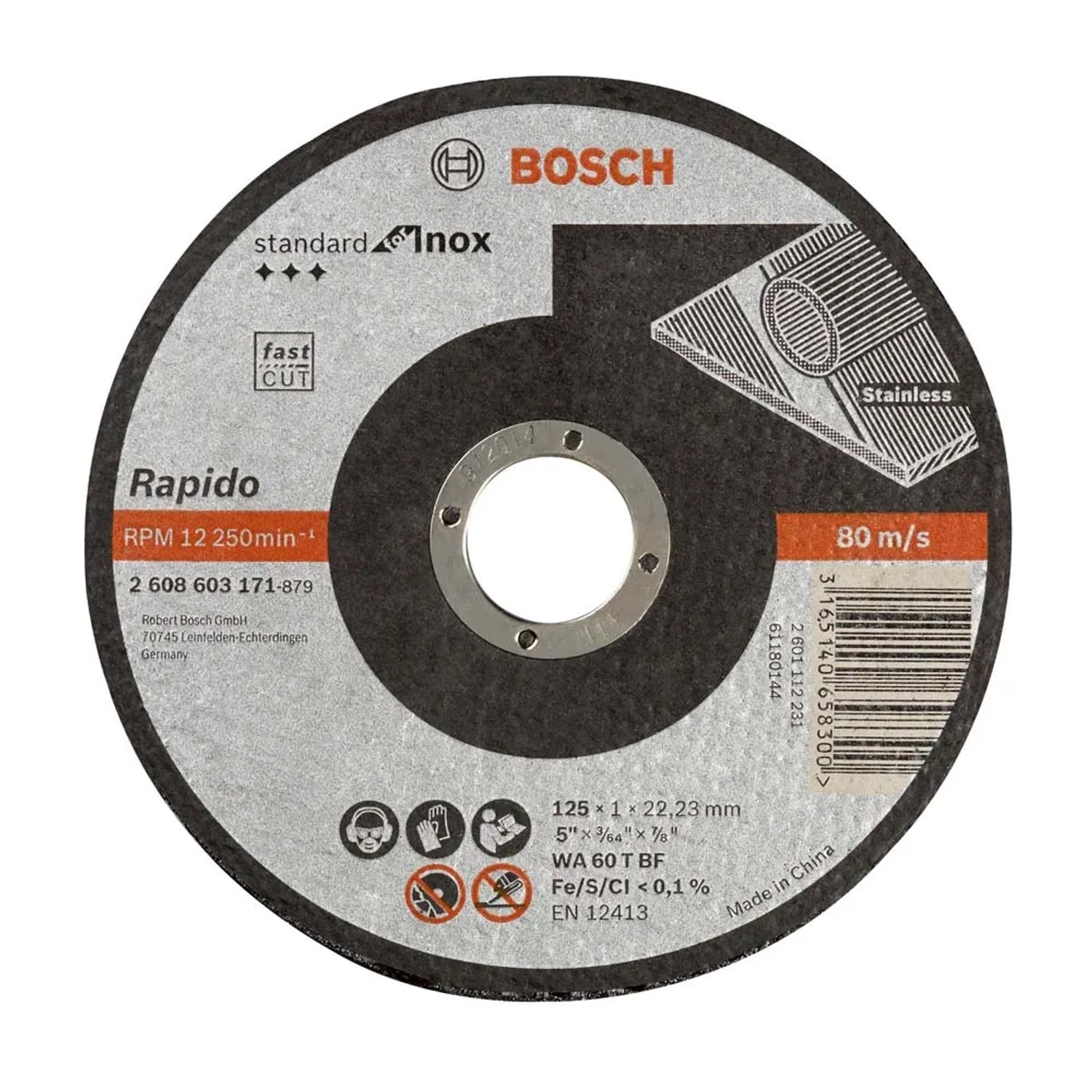 Bosch Professional Tarcza do cięcia stali inox 115 mm