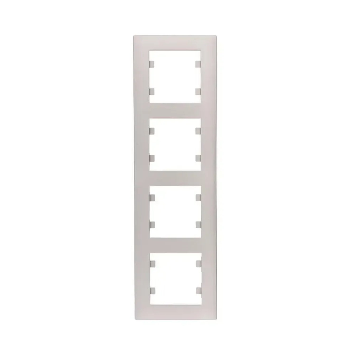 Ramka Lumina 4-krotna pionowa srebrna