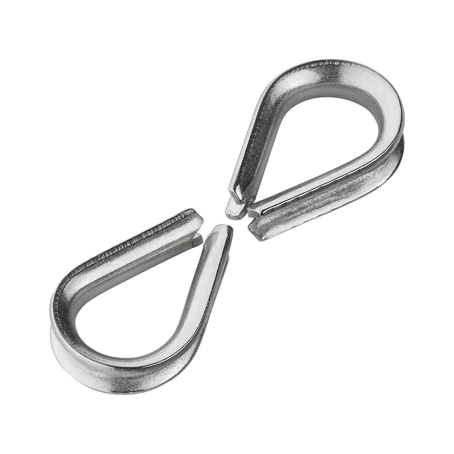 Kausza linowa nierdzewna 2mm 2szt.