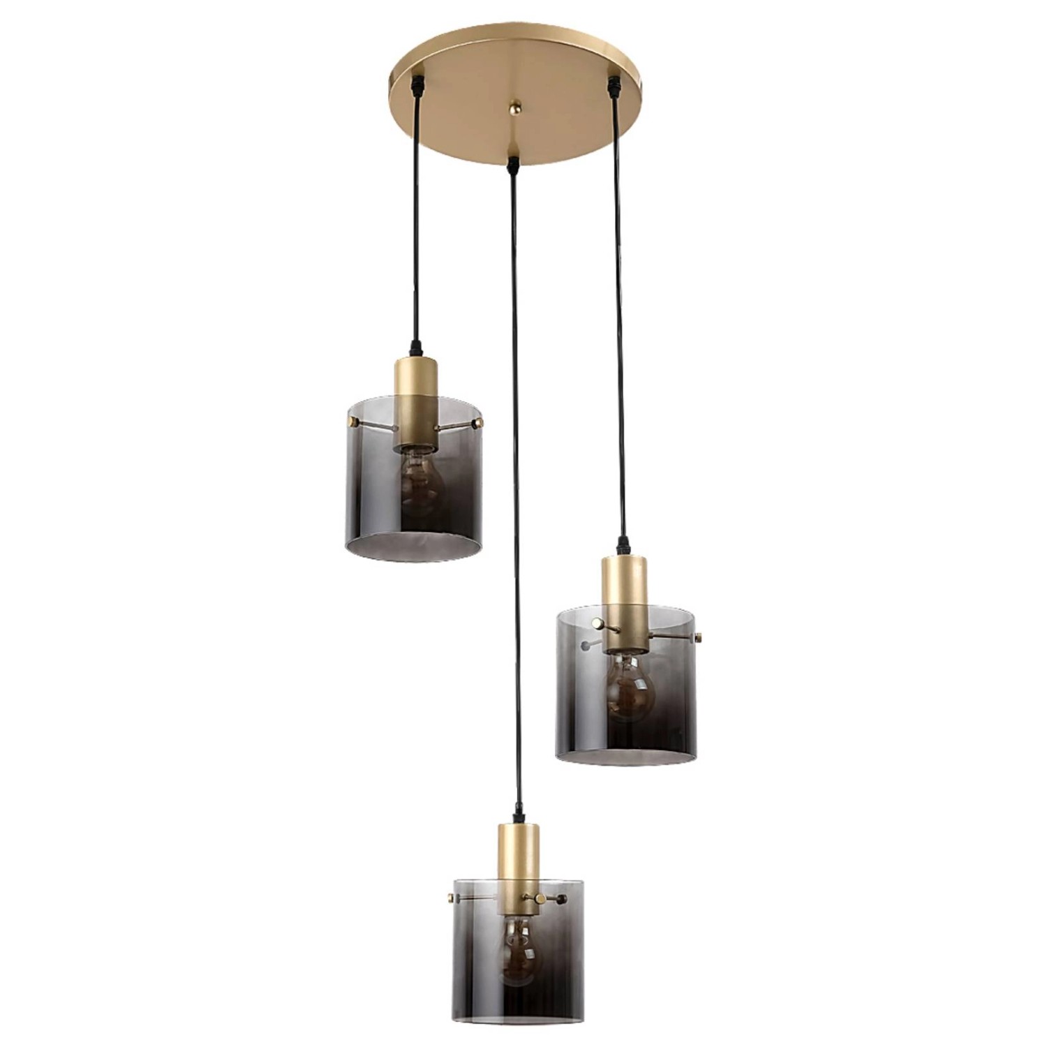 Rabalux Lampa wisząca Donati 3x40W E27 złota