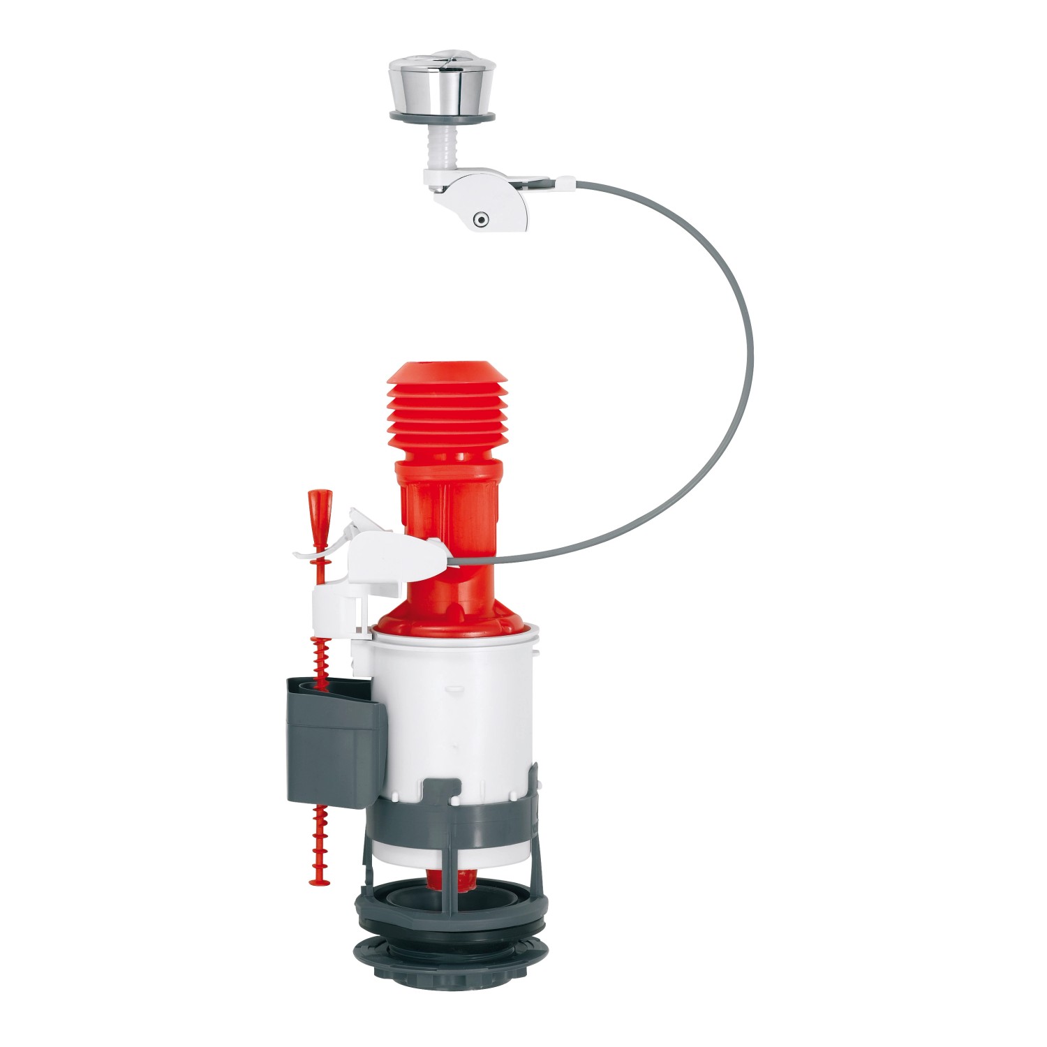 Zawór spustowy WC na linkę z przyciskiem3/6 L