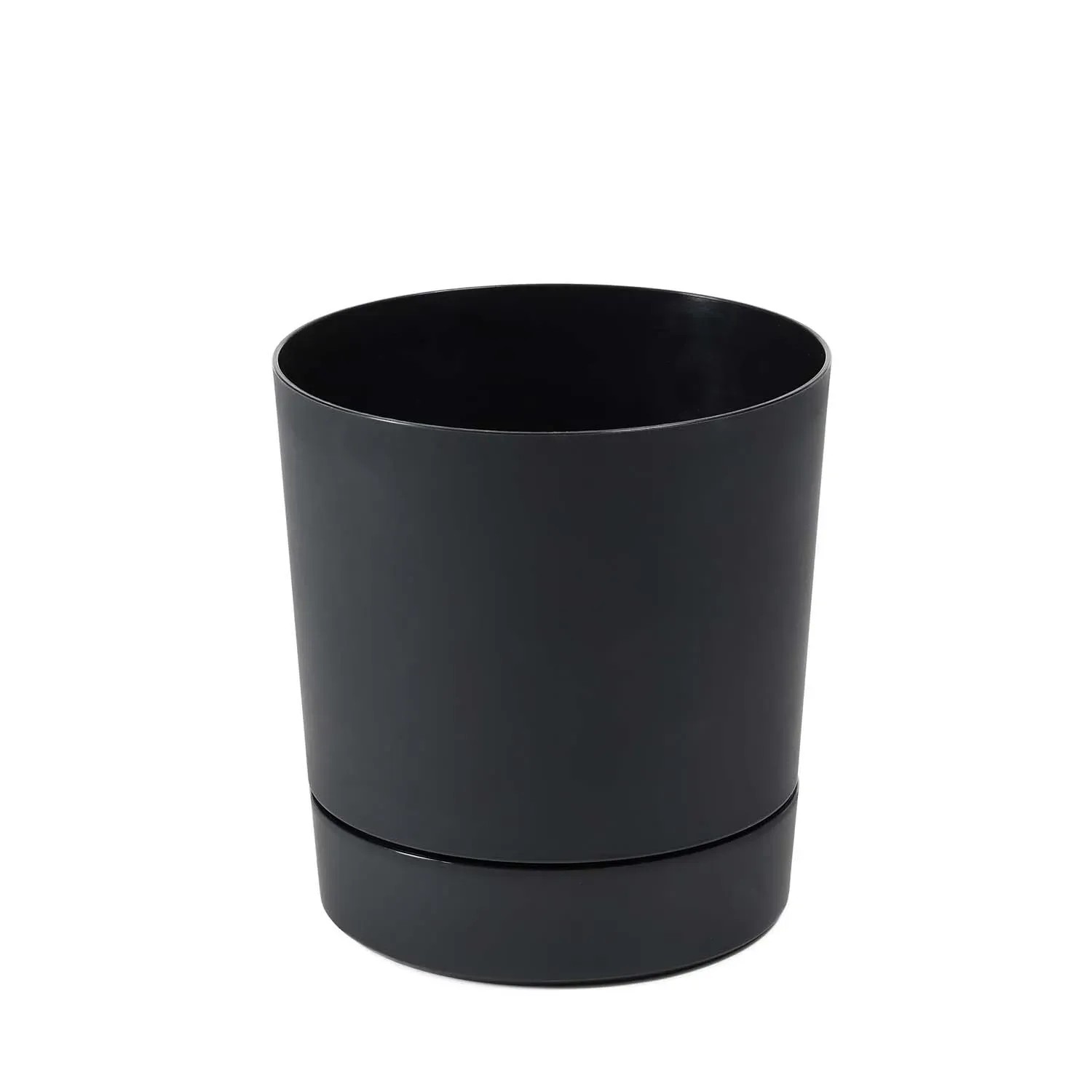 Doniczka Aura czarna recycled - śr. 28 cm