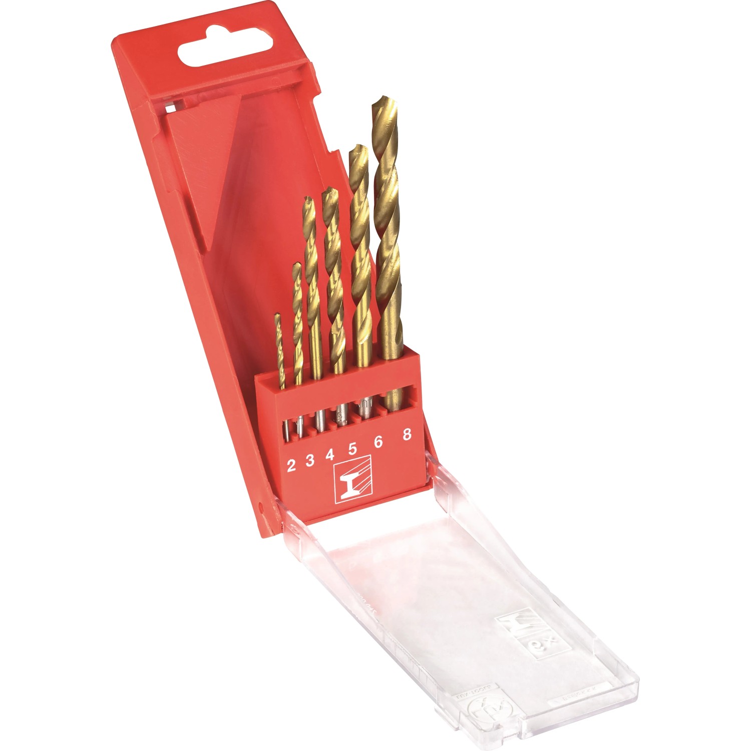 LUX-TOOLS Zestaw wierteł do metalu 6-częściowy