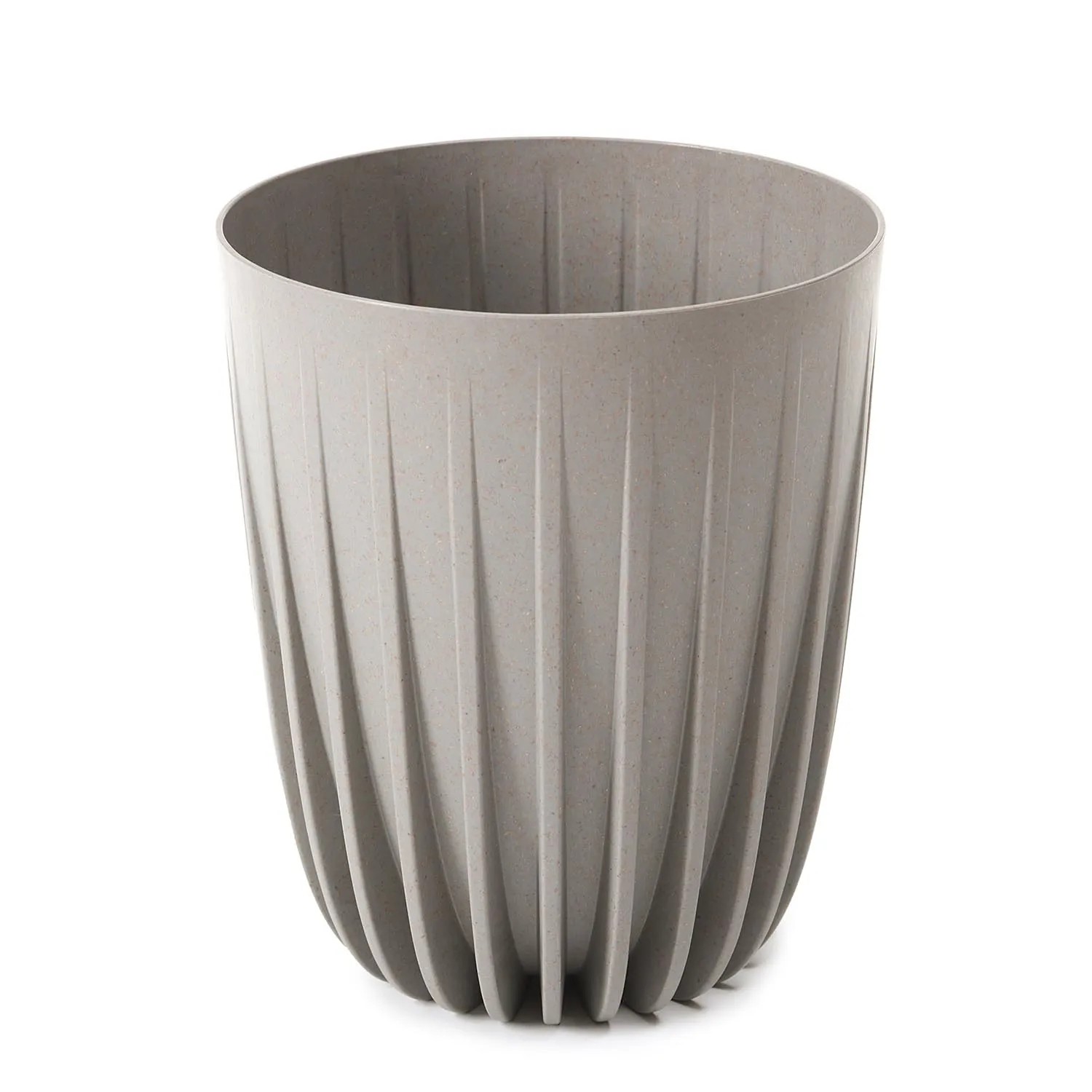 Doniczka Mira wood szara -14,5 cm