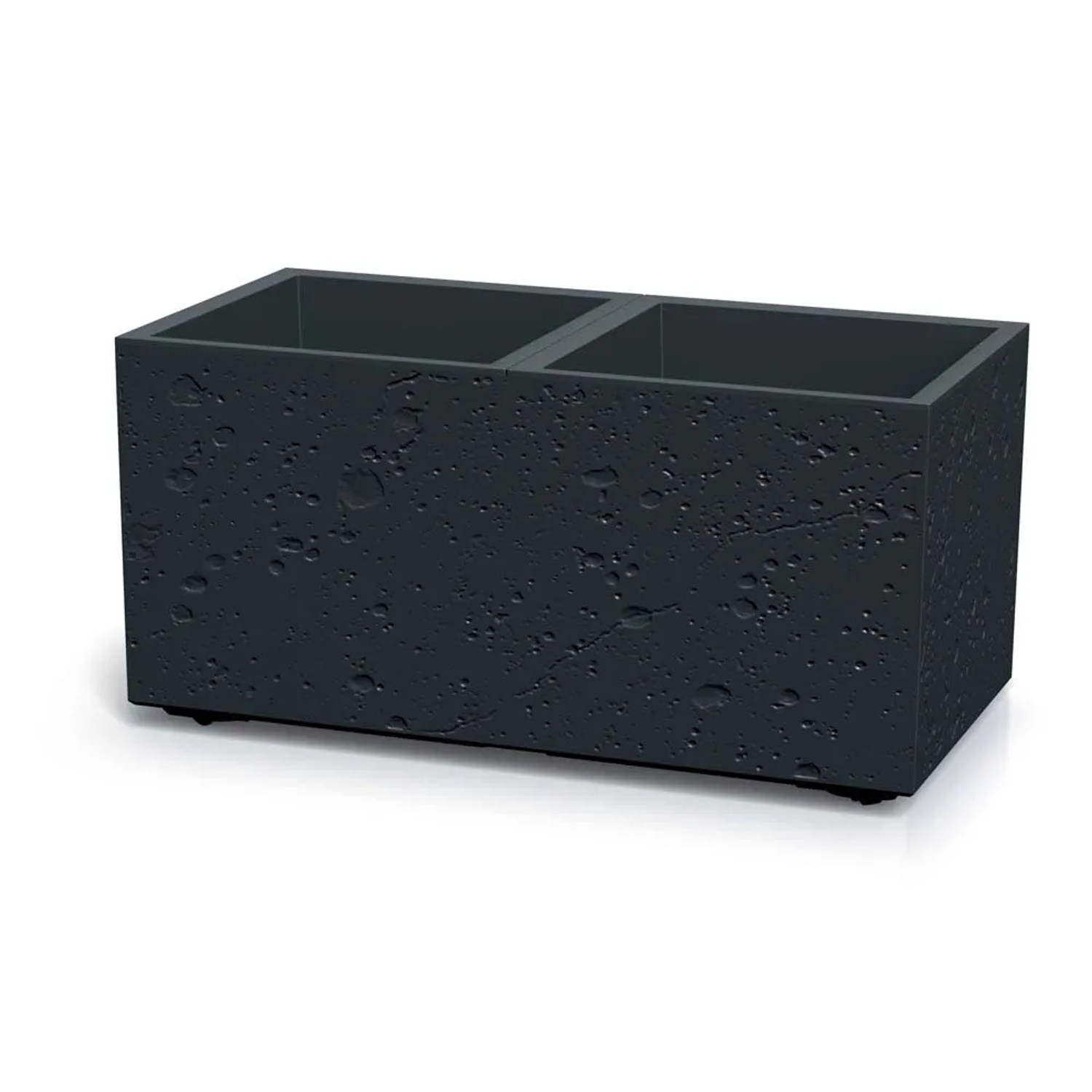 Prosperplast Donica Sierra czarna - 77 x 38 x 37 cm