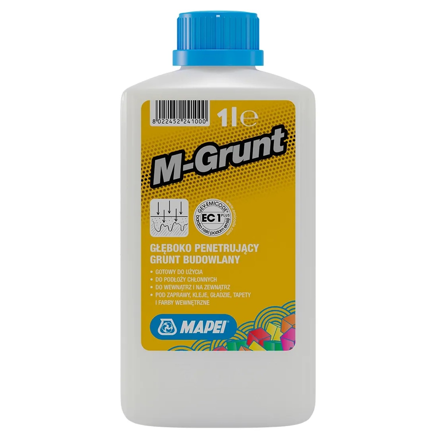 Mapei Grunt głęboko penetrujący M-Grunt 1 L