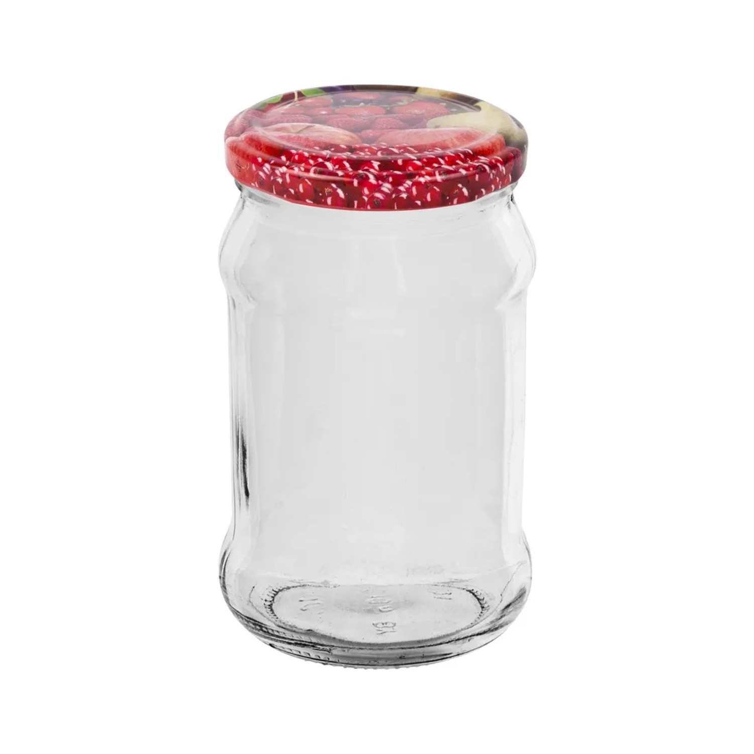 Słoik z kolorową zakrętką - 300 ml