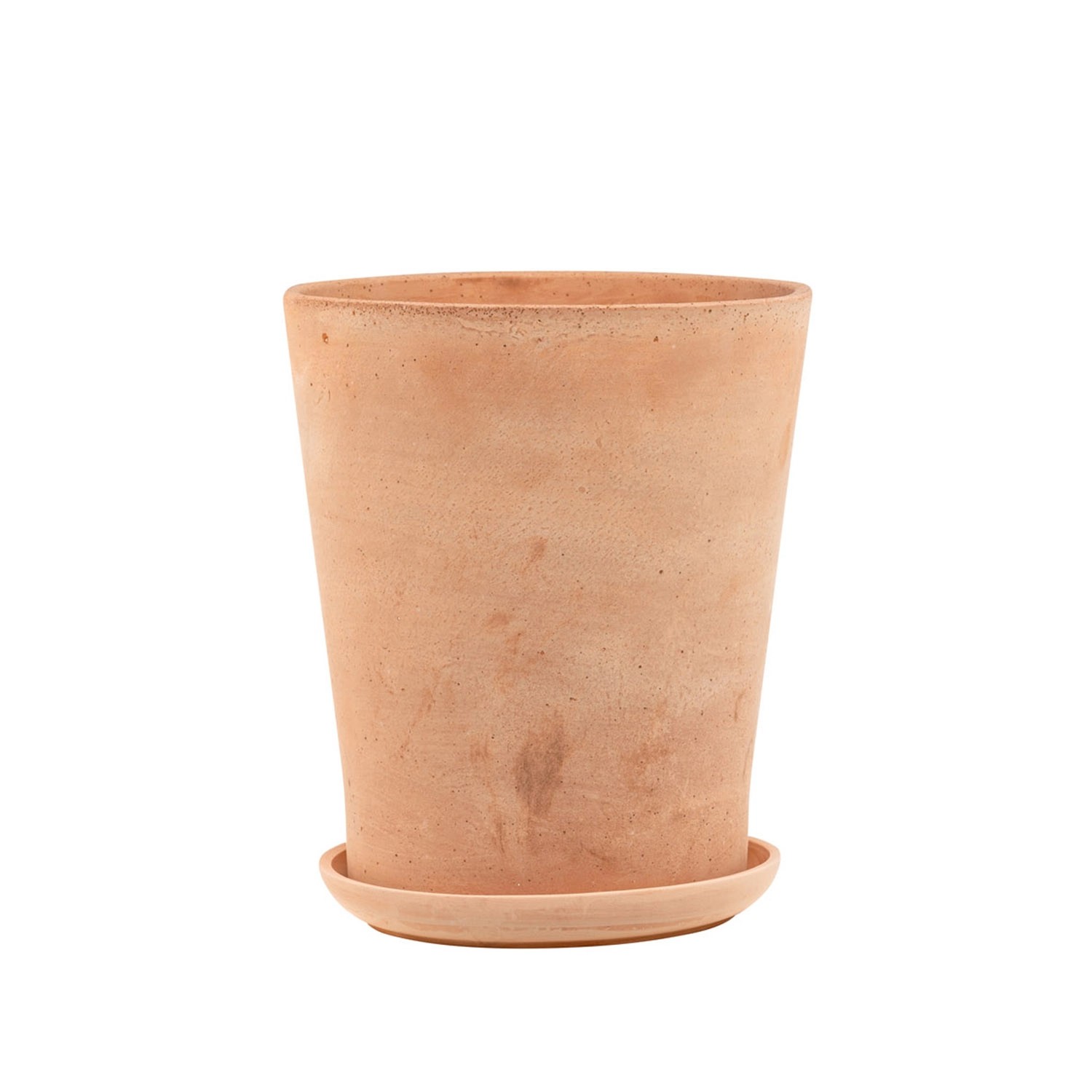 Donica z podstawką Irma terrakota - 15 cm