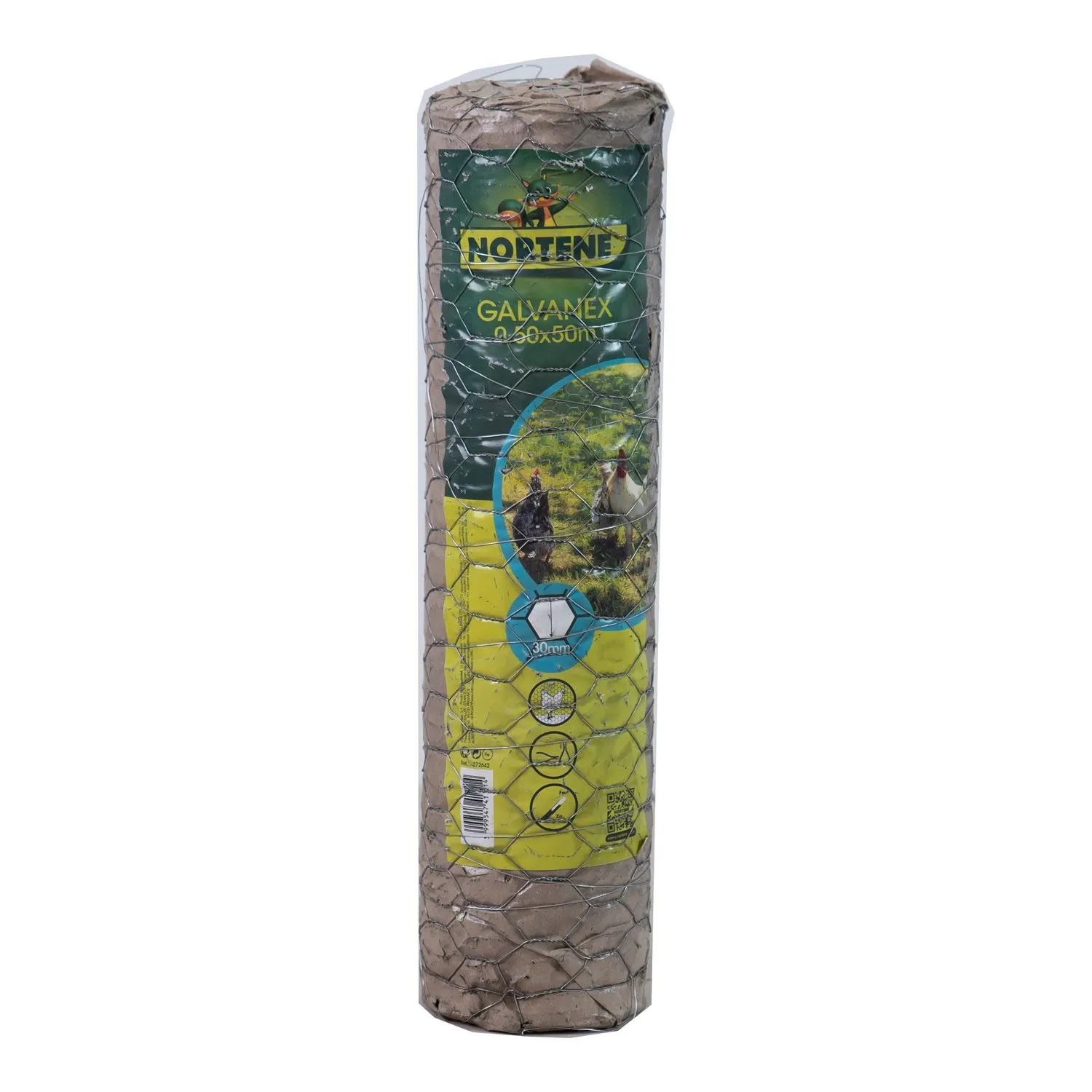 Siatka druciana galwanizowana - 0,5x50 m