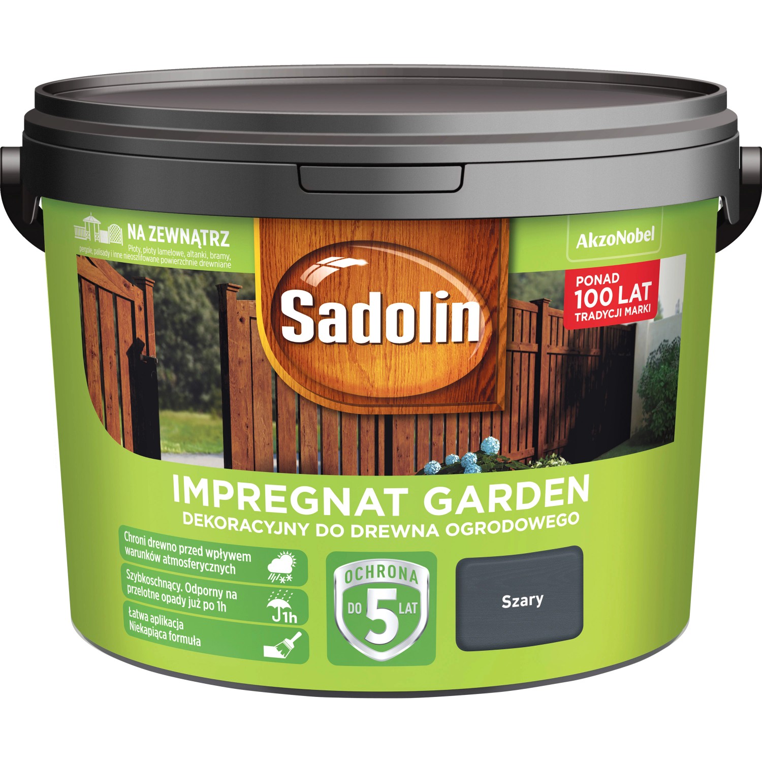 Sadolin Impregnat dekoracyjny Garden szary - 9L