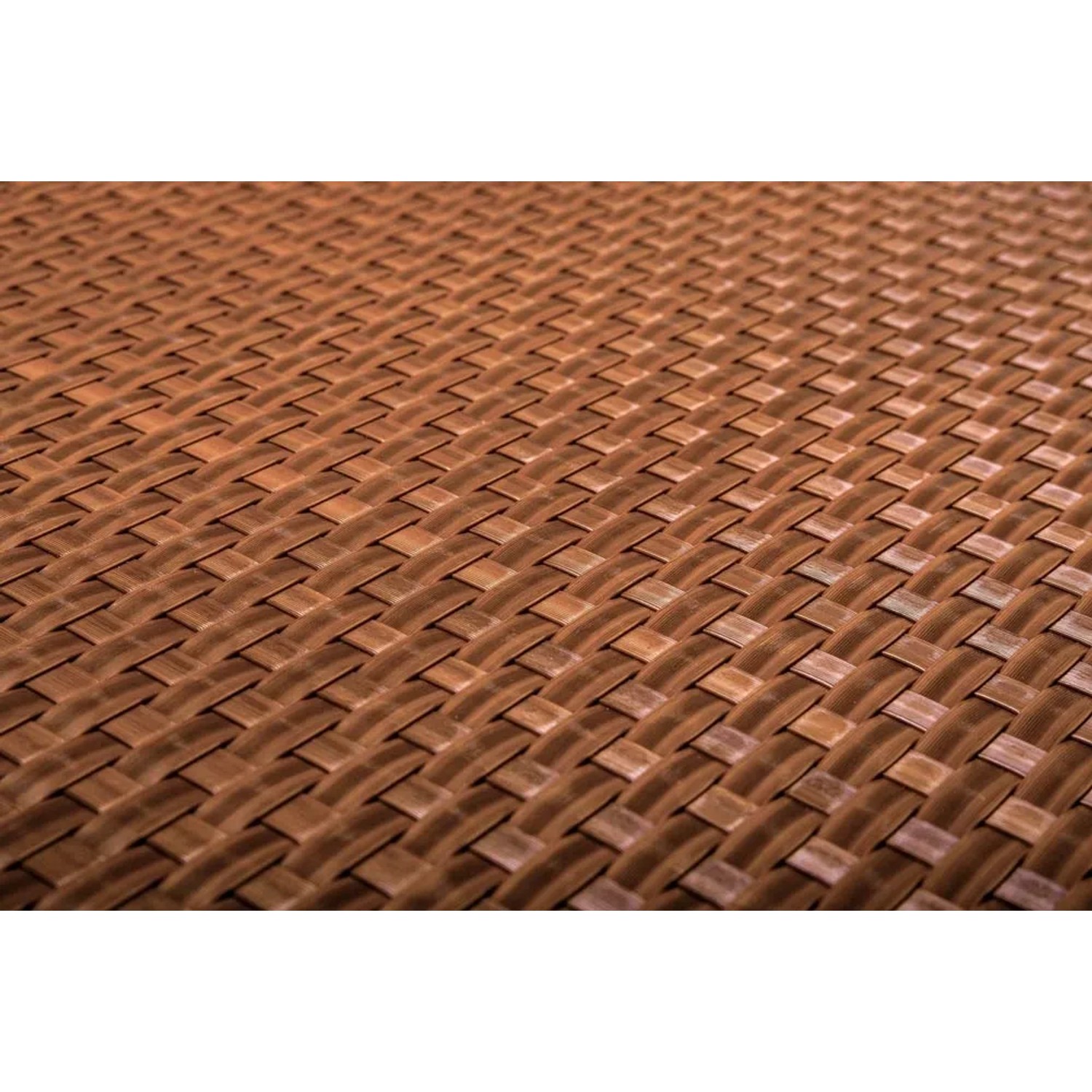 Donica rattanowa z nawodnieniem miodowa - 95 x 39 x 43 cm