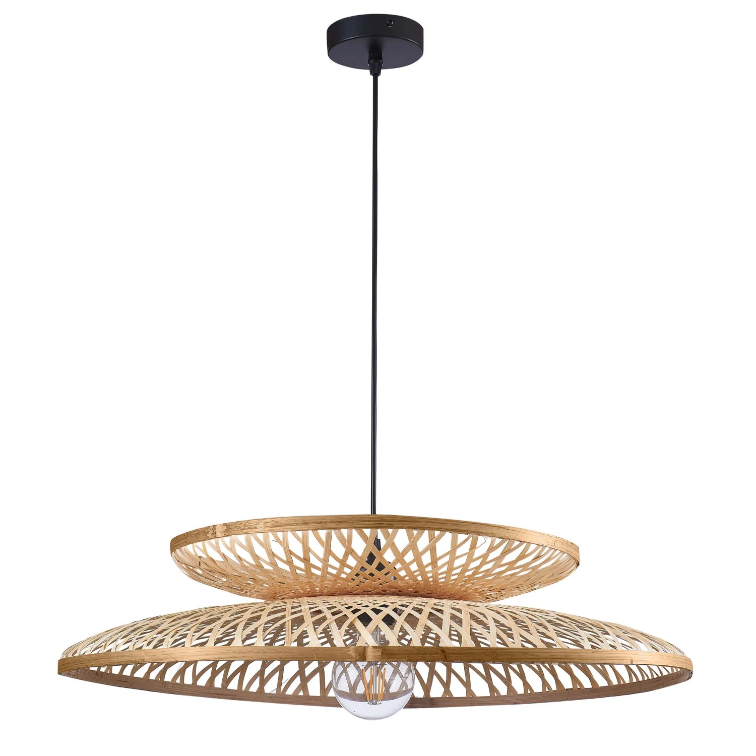 Goldlux Lampa wisząca Bali Natural 1x max. 20W LED E27