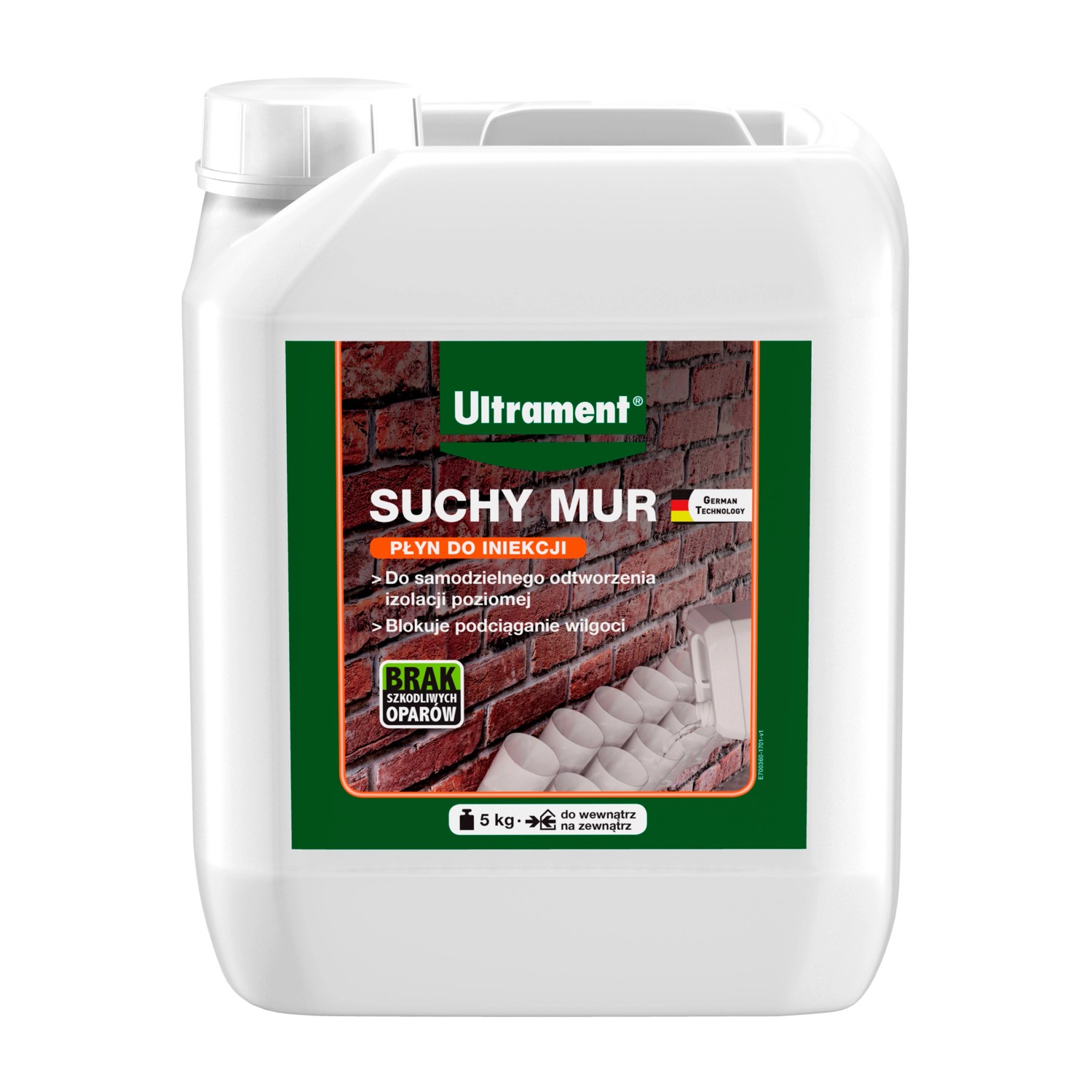 Ultrament Preparat do iniekcji Suchy Mur 5 kg