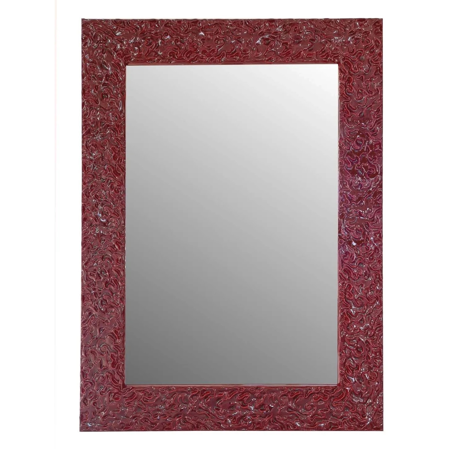 Frames Factory Lustro JULIA 55 x 95 cm czerwone