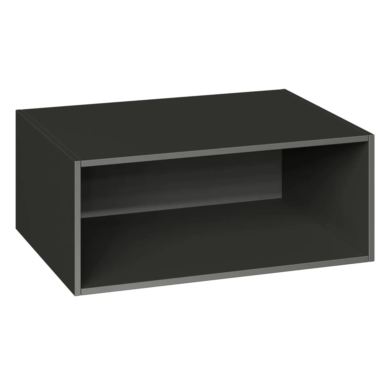 Nadstawka grafitowa 75,2 x 32 x 58 cm Garderoby/Szafy Modułowe