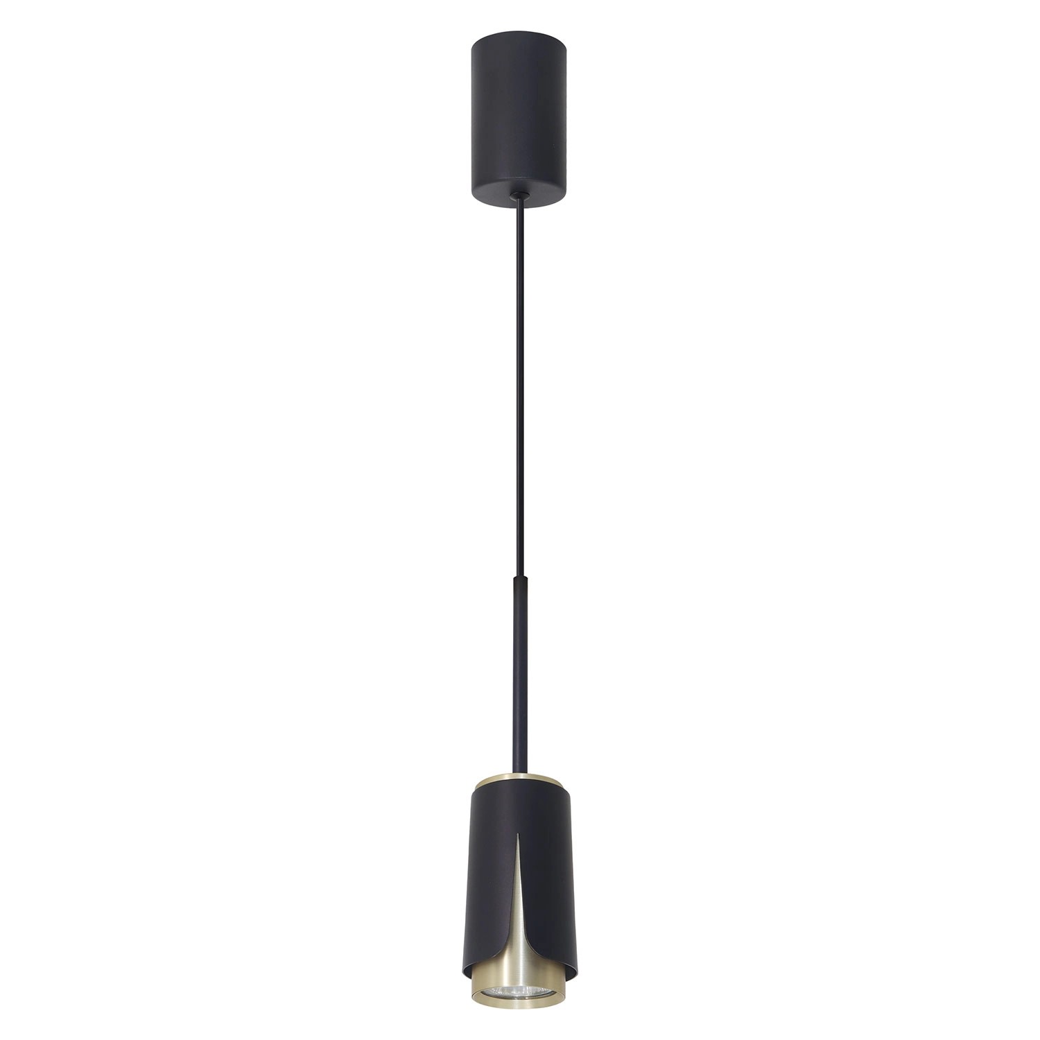 MiLAGRO Lampa wisząca Flower 1x8W LED GU10 czarno-złota