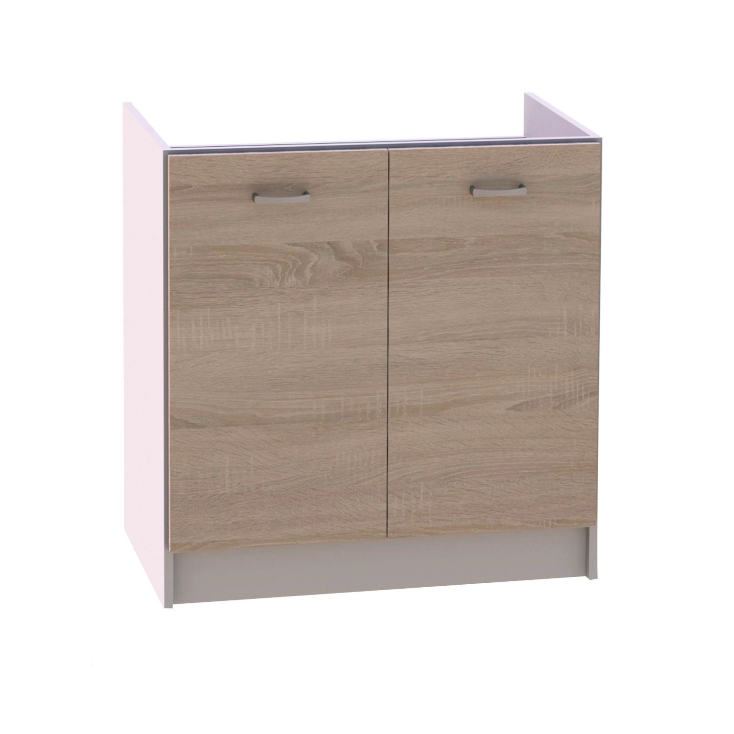 Black and White Style Szafka kuchenna dolna ADEL Dąb Sonoma 80 cm