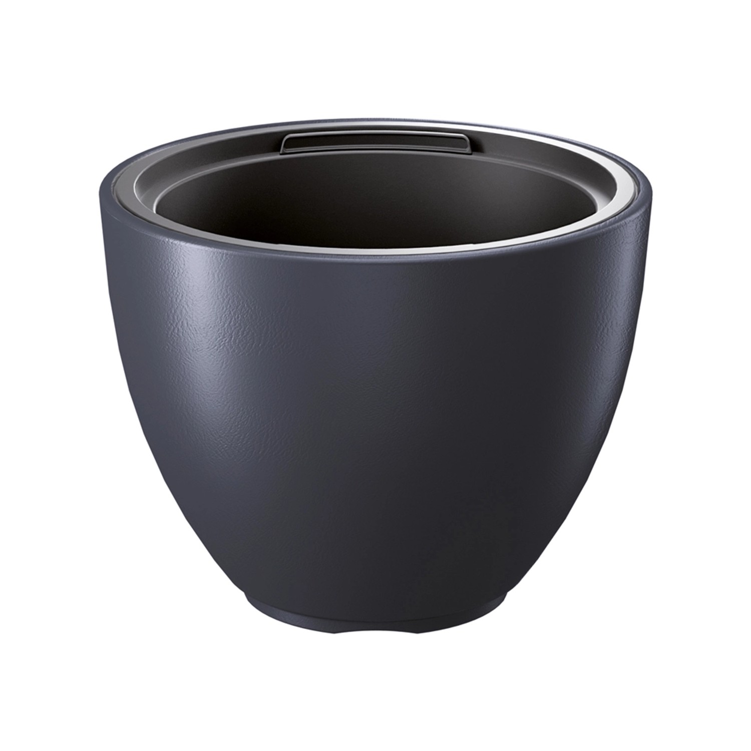 Prosperplast Doniczka Heos czarna 29,8 cm