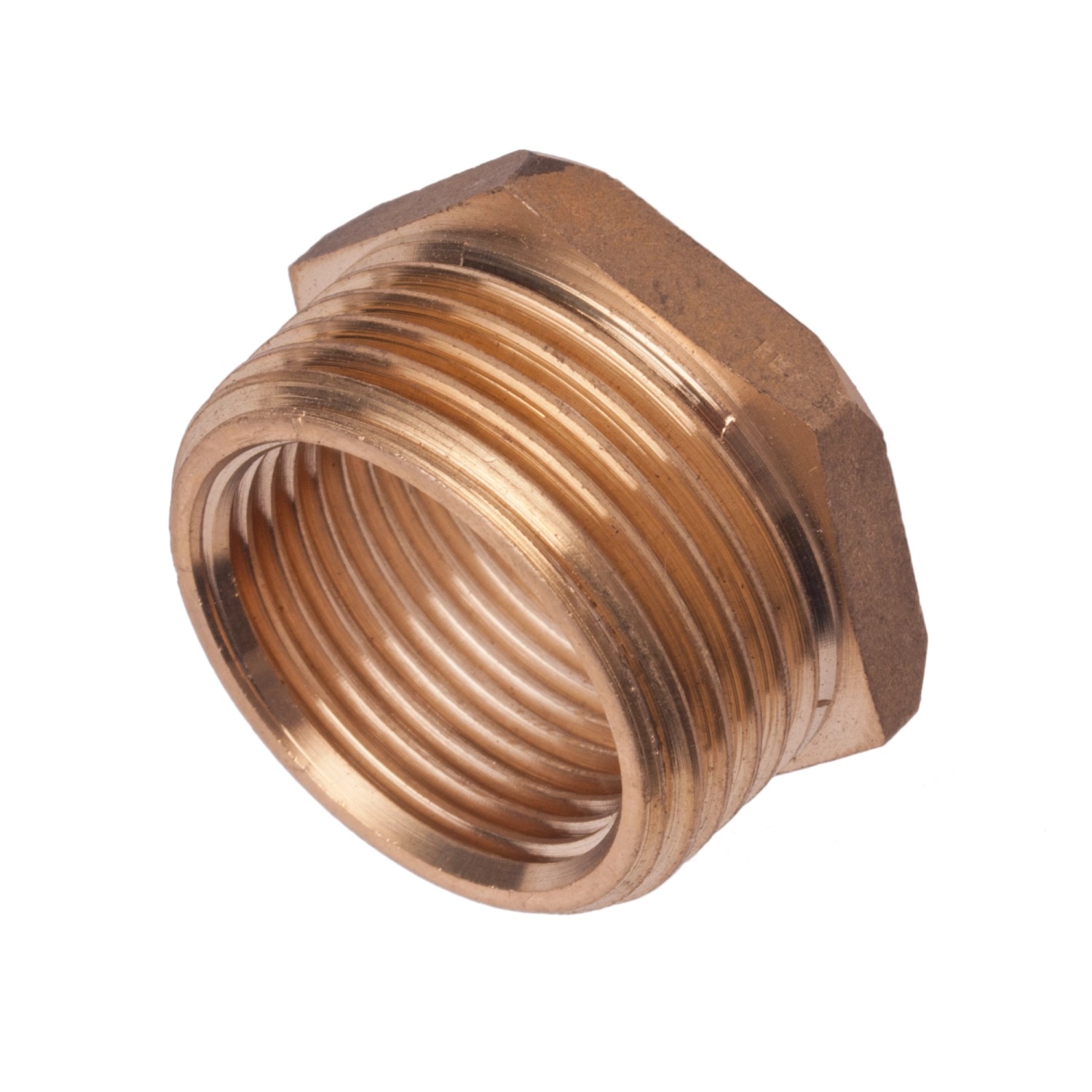 Redukcja mosiężna 26,4 (R 3/4") / 18,6 (Rp 1/2") GZ/GW