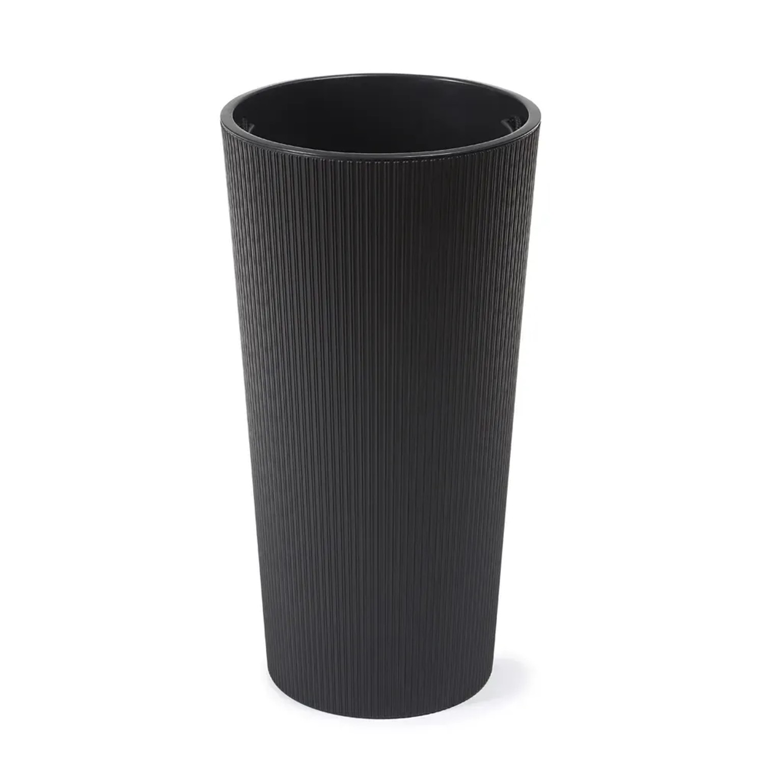 Donica Lilia Recycled czarny śr. 25cm