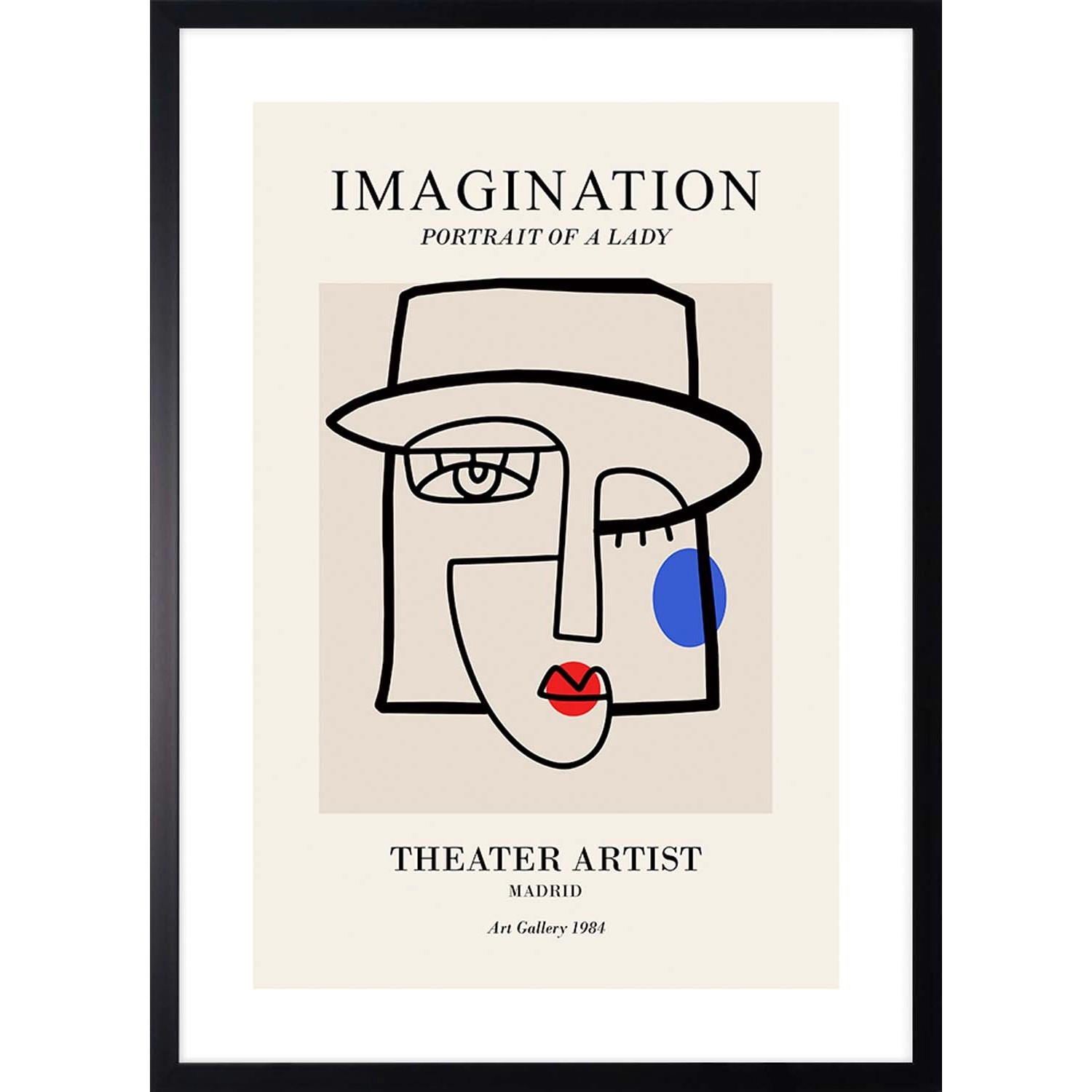 ARS LONGA Obraz ABSTRACT PORTRAIT 53 x 73 cm