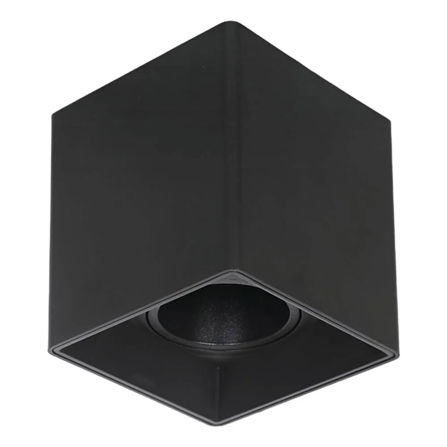 DPM Ramka do oprawy ruchoma GU10/MR16 natynkowa kwadrat czarna