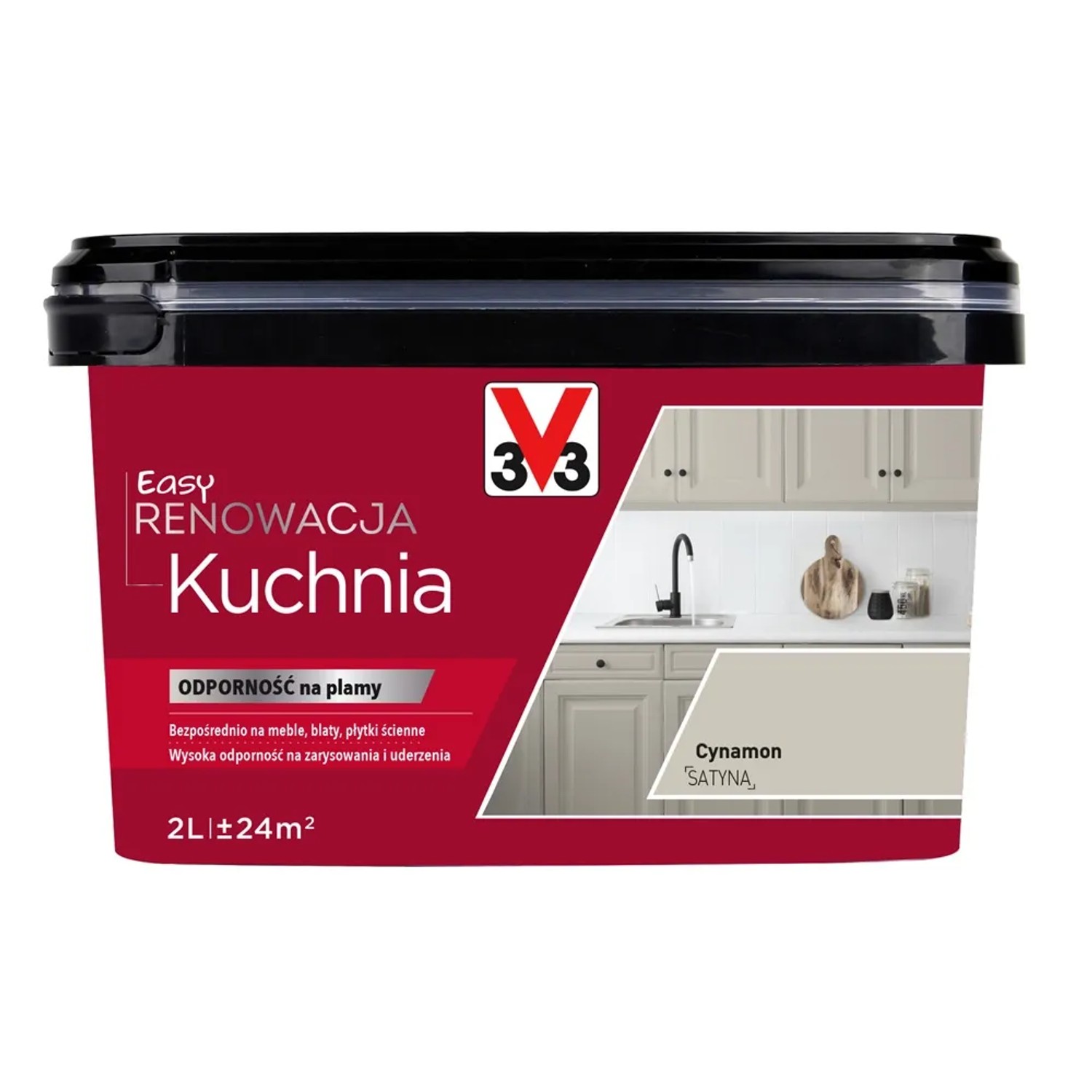 V33 Farba Easy Renowacja Kuchnia cynamon 2l