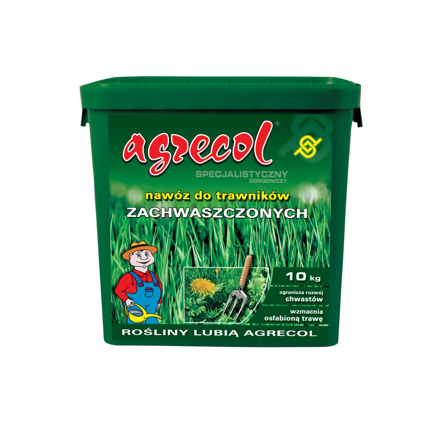 Agrecol Nawóz do trawników zachwaszczonych 10 kg.