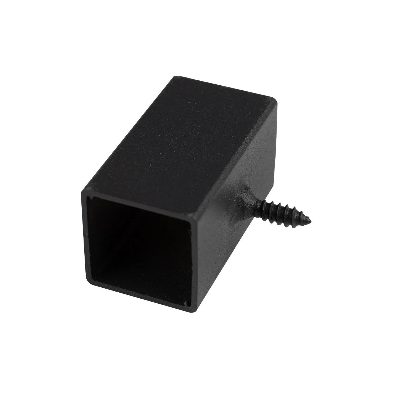 Kornik Uchwyt boczny tralki prostokątnej 20x20 mm antracyt - 4 szt.