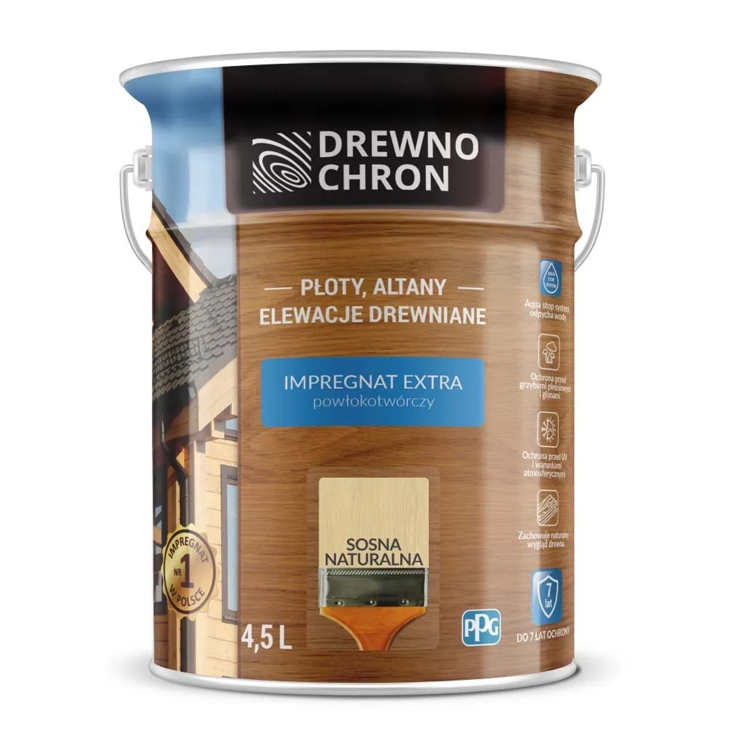 Drewnochron Impregnat Extra powłokotwórczy sosna naturalna - 4,5L