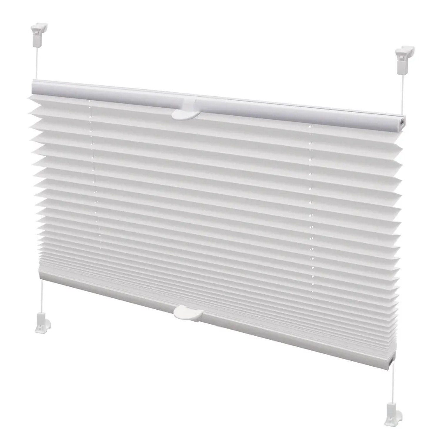 Roleta plisowana VERONA biała 80 cm x 150 cm