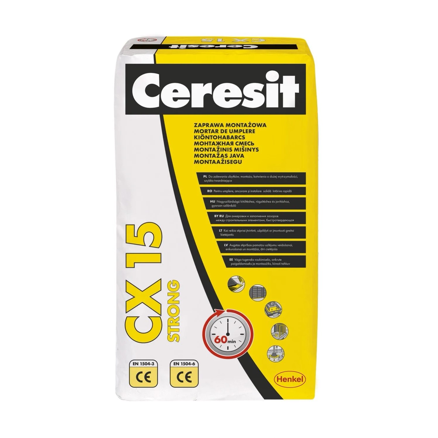 Ceresit Zaprawa montażowa CX15 - 25 kg