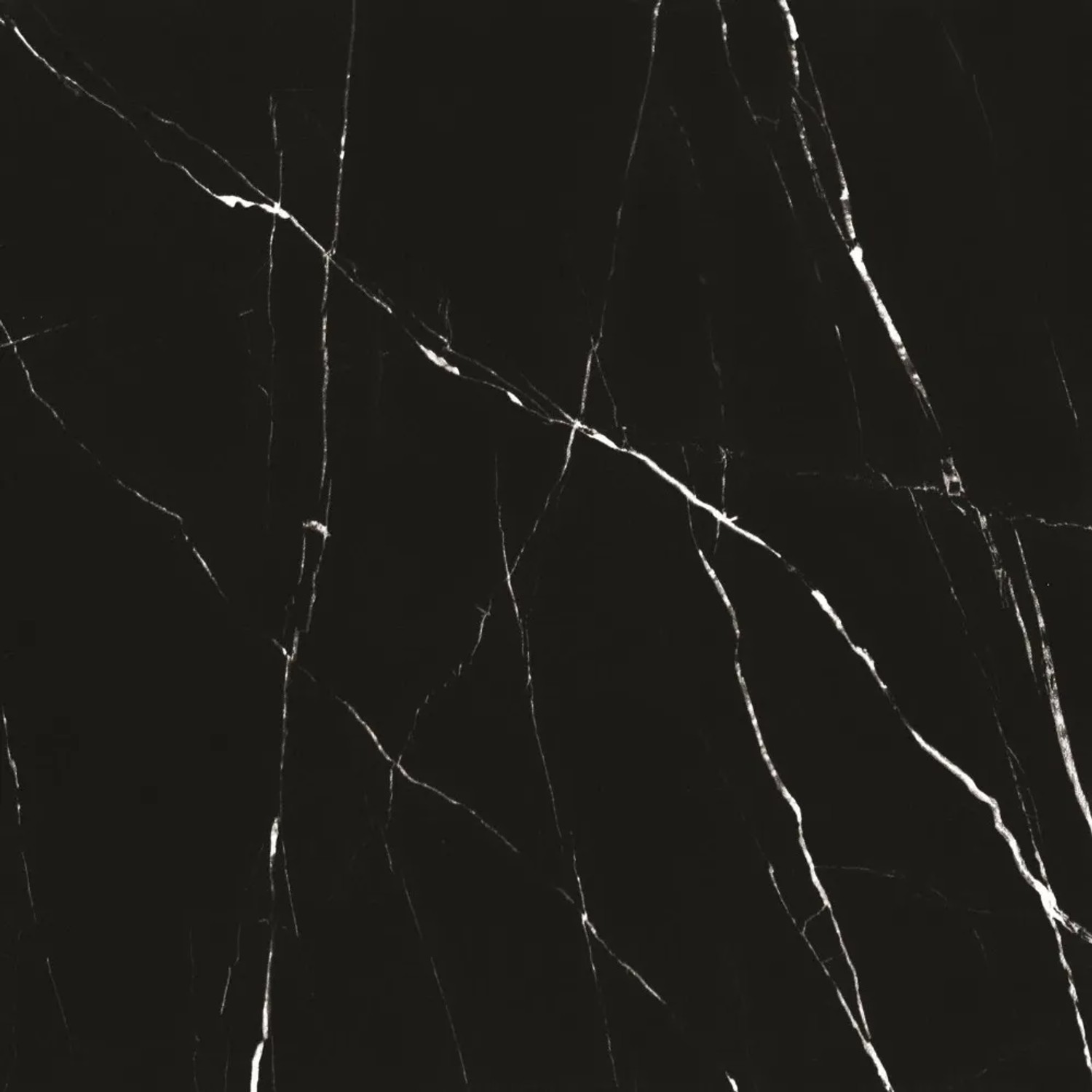 Gres szkliwiony polerowany Malivi black 60 x 60 cm