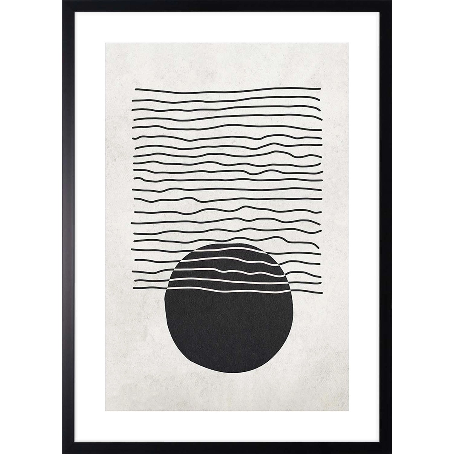 ARS LONGA Obraz CIRCLE WITH LINES 53 x 73 cm