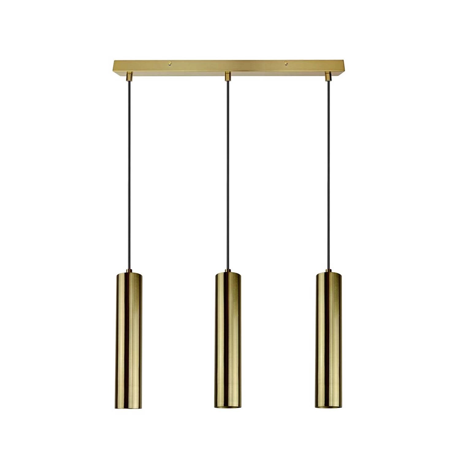 Goldlux Lampa wisząca NAPOLI 3xGU10 8W szer. 50 cm złota