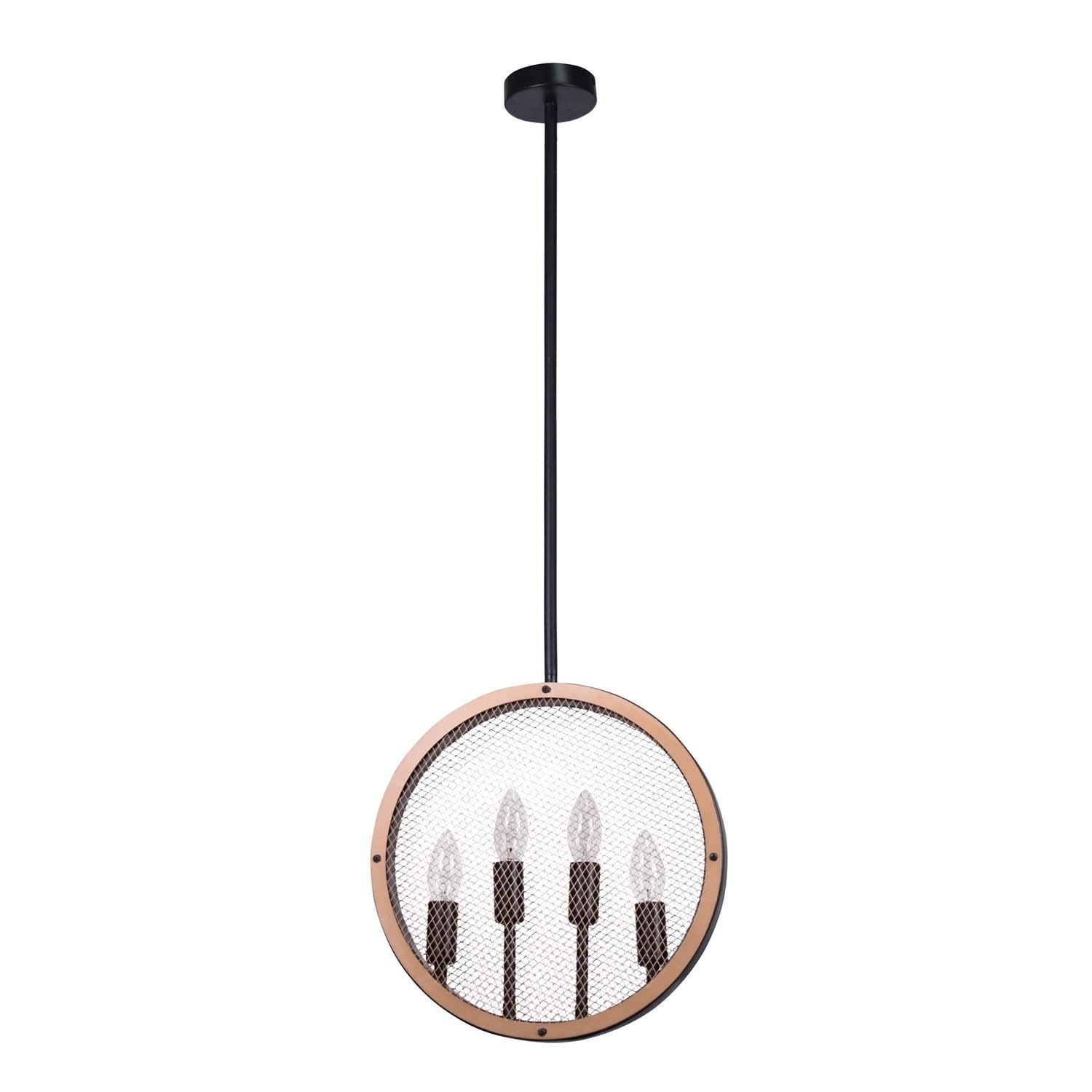 Goldlux Lampa wisząca ARETE 4xE14 max 12W LED czarna