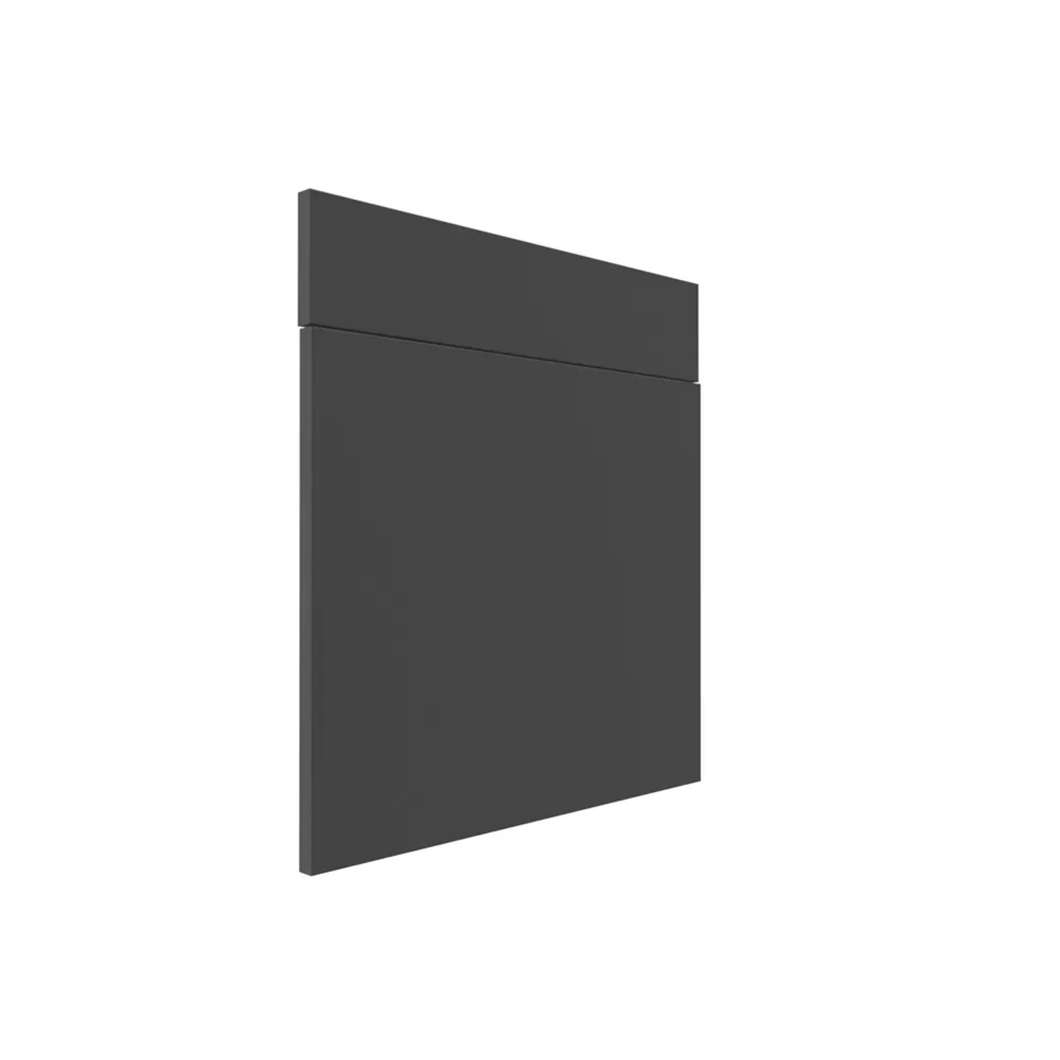 Dwa fronty do szafki z szufladami Roma 60 cm czarny mat