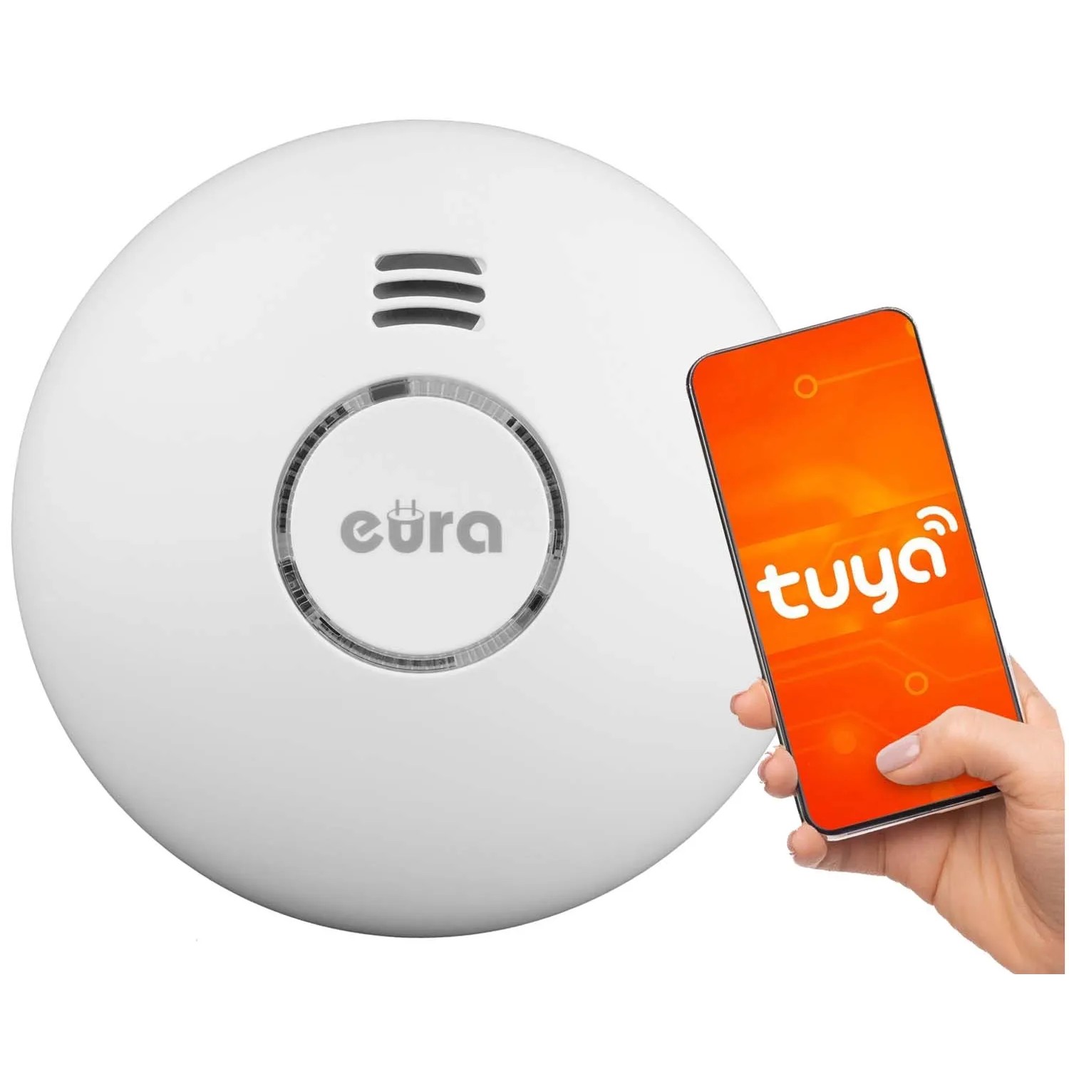 Eura Czujnik dymu i ciepła SD-72A2 z funkcją WIFI Tuya