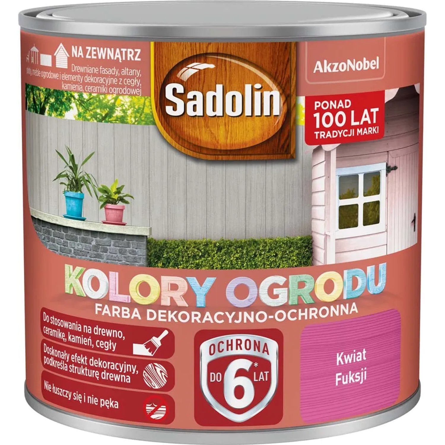Sadolin Kolory ogrodu Kwiat fuksji 250 ml